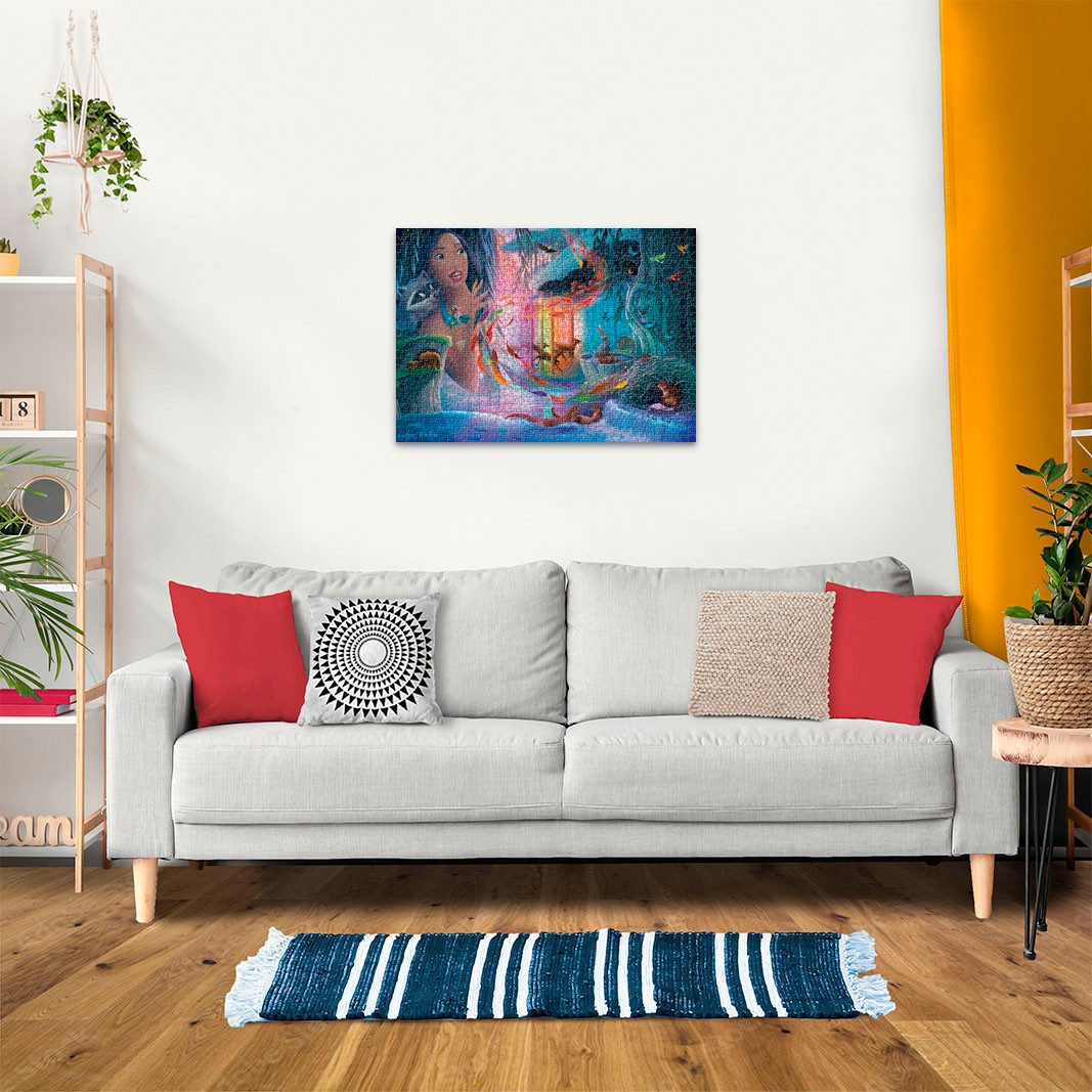 Ravensburger Puzzle Disney Castle: Pocahontas, 1000 Puzzleteile, Made in Ge günstig online kaufen