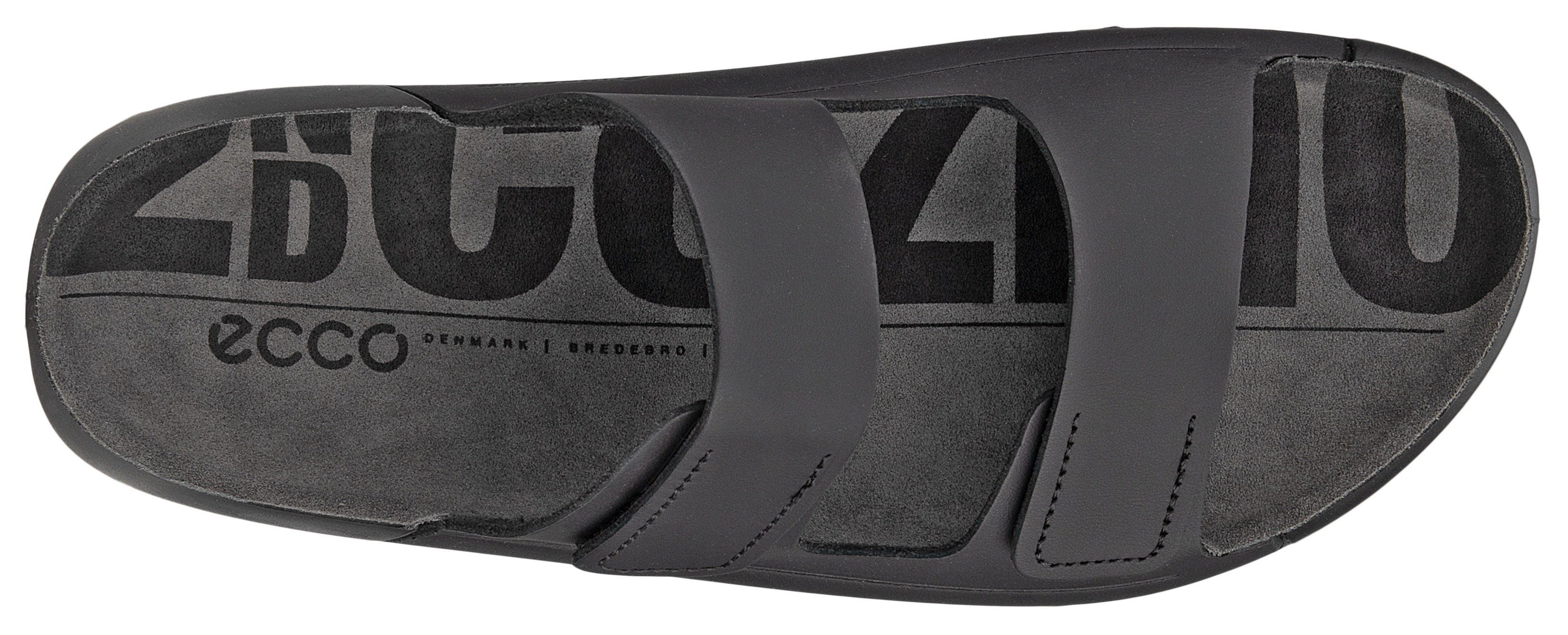 Ecco COZMO W Pantolette Sommerschuh, Schlappen mit zwei Klettverschlussriemen