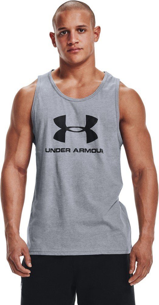 Under Armour® T-Shirt UA Sportstyle Tanktop mit Logo Sonar Blue 468