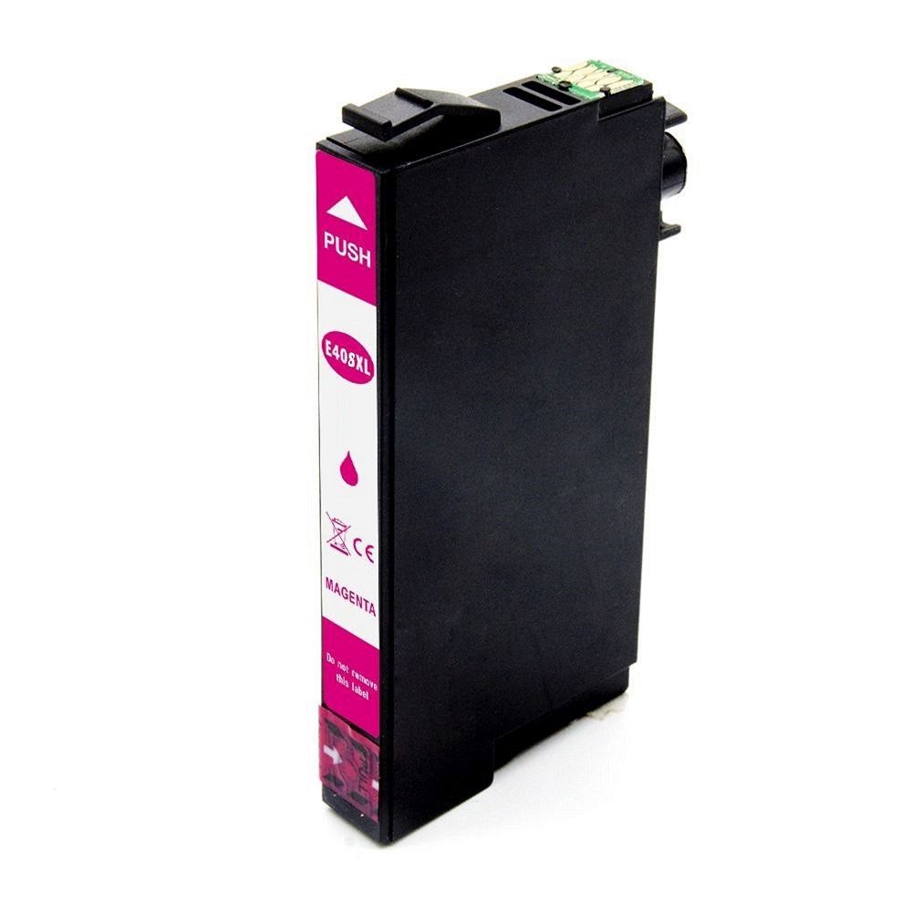 inkpro Druckerpatronen kompatibel mit Epson 408L, Tintenpatrone (für Epson WorkForce Pro WF-C4310 DW, WF-C4810 DTWF, XL Füllmengen: schwarz 37 ml, cyan, magenta, gelb je 22 ml)