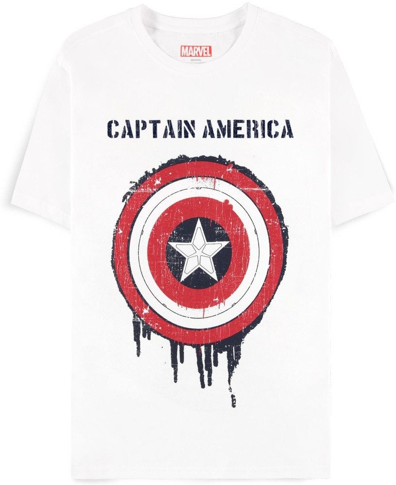 Captain America T-Shirt Captain America - Shield Men's Short Sleeved T-shirt