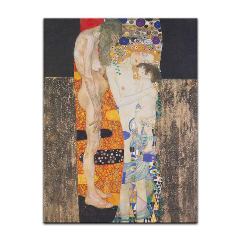 Bilderdepot24 Leinwandbild Alte Meister - Gustav Klimt - Die drei Lebensalter der Frau, Menschen