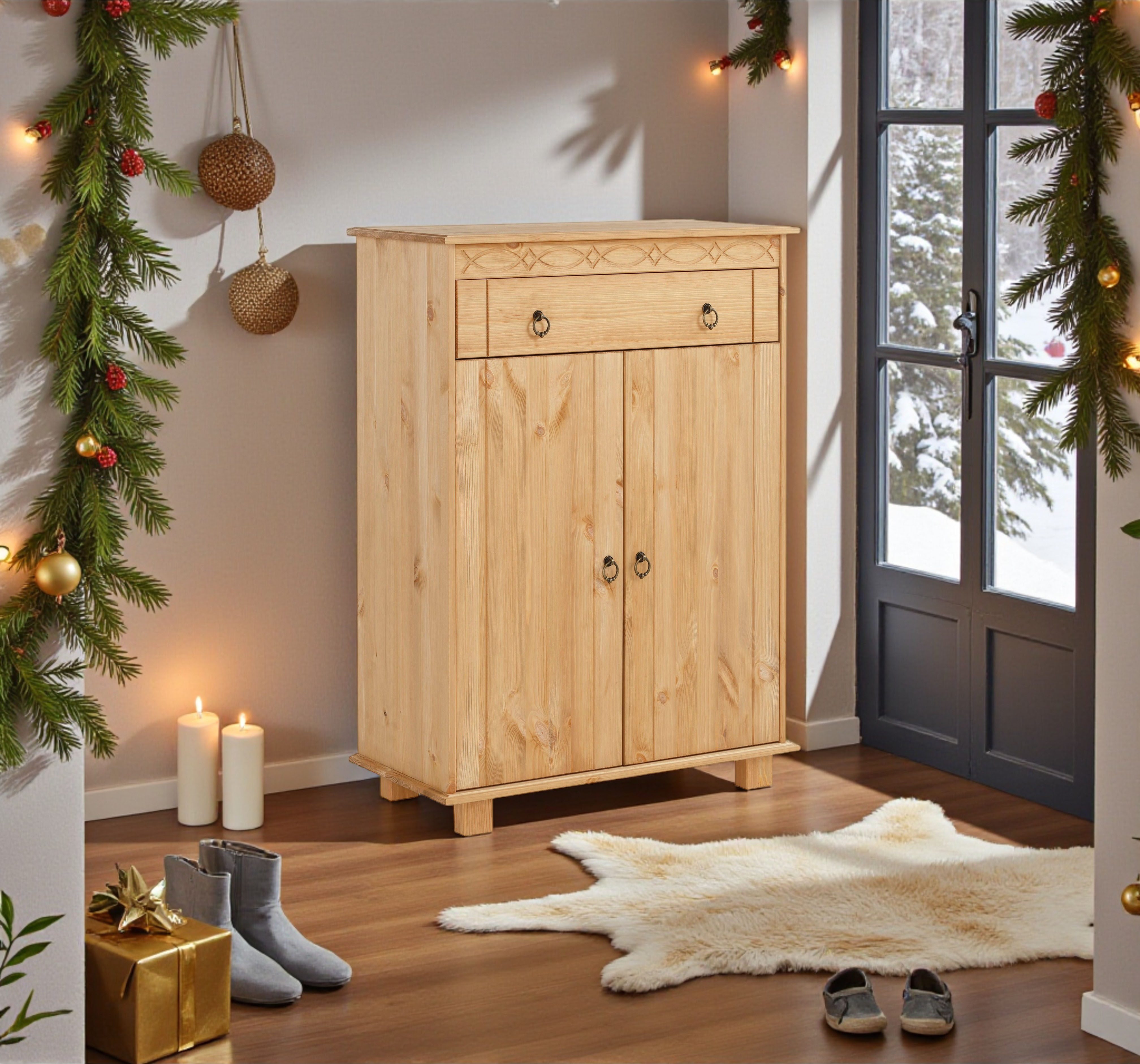 Home affaire Kommode Indra, 74 cm breit