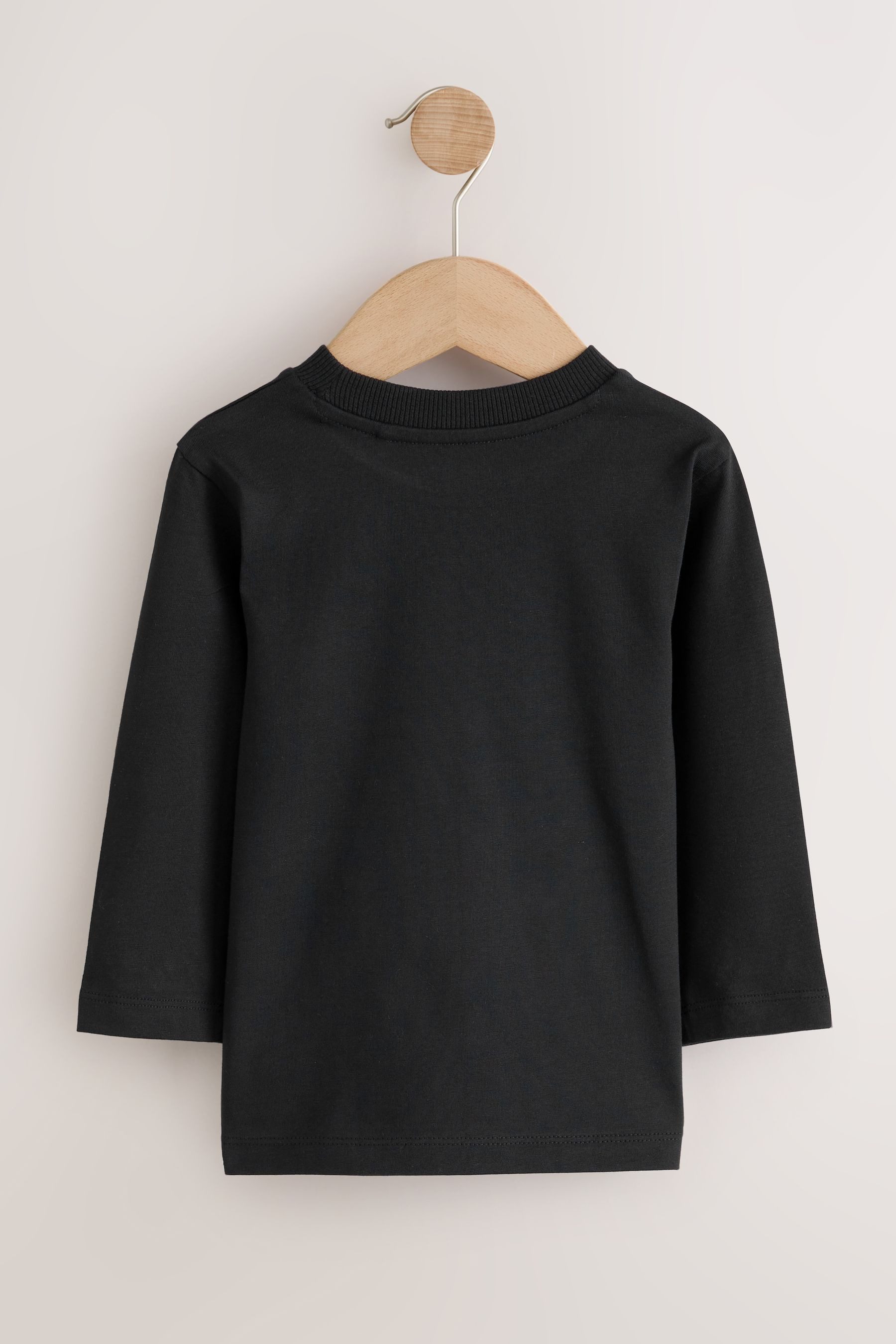 Next Langarmshirt Langärmelige einfarbige Shirts, 2er-Pack (2-tlg) – Bild 2 von 5