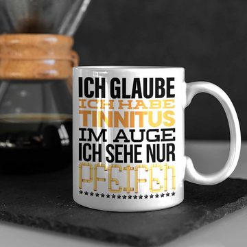 Trendation Tasse Lustige Tasse Spruch Ich Glaube Ich Habe Tinitus Im Auge Ich Sehe nur