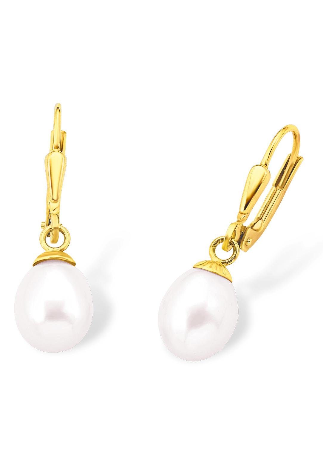 Amor Perlenohrringe, mit Süßwasserzuchtperle