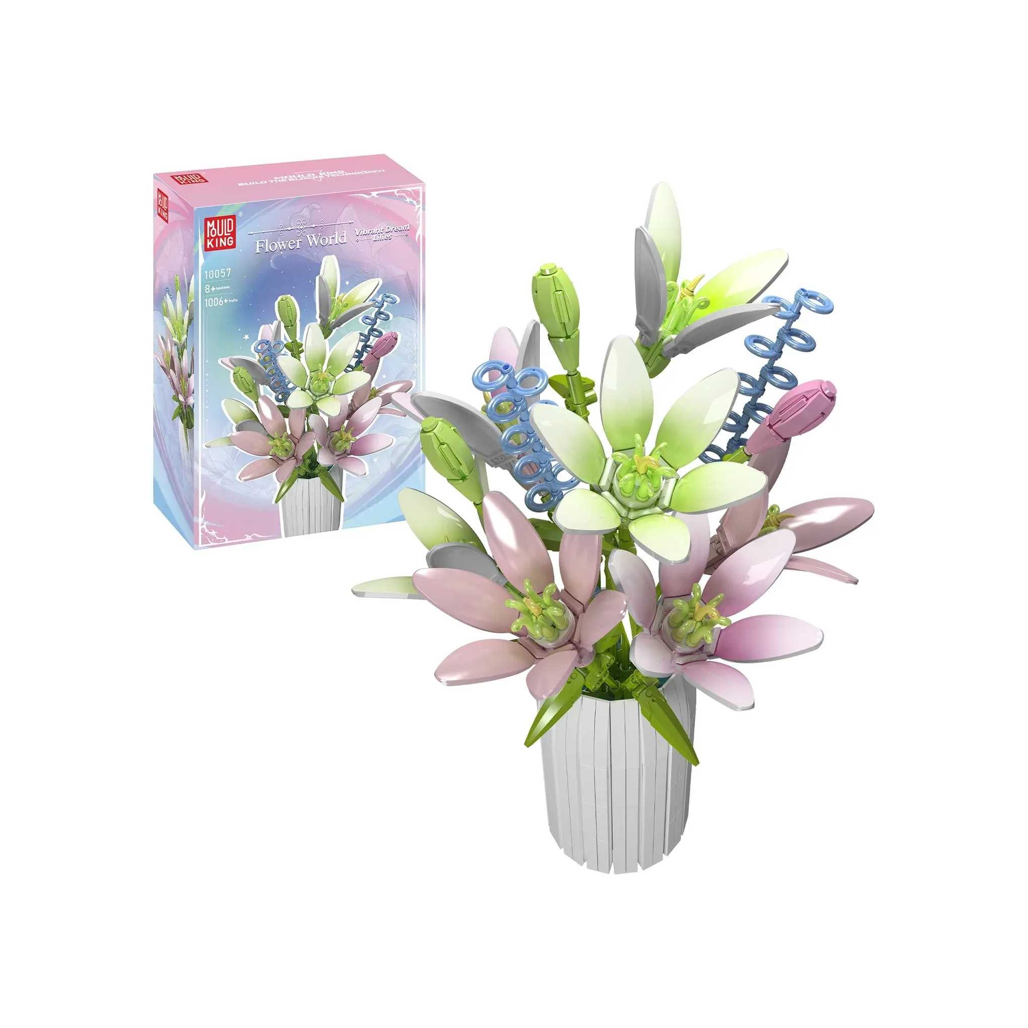 Mould King 10057 - Lilien in der Vase (Mould King) Klemmbausteine Spielbaus günstig online kaufen