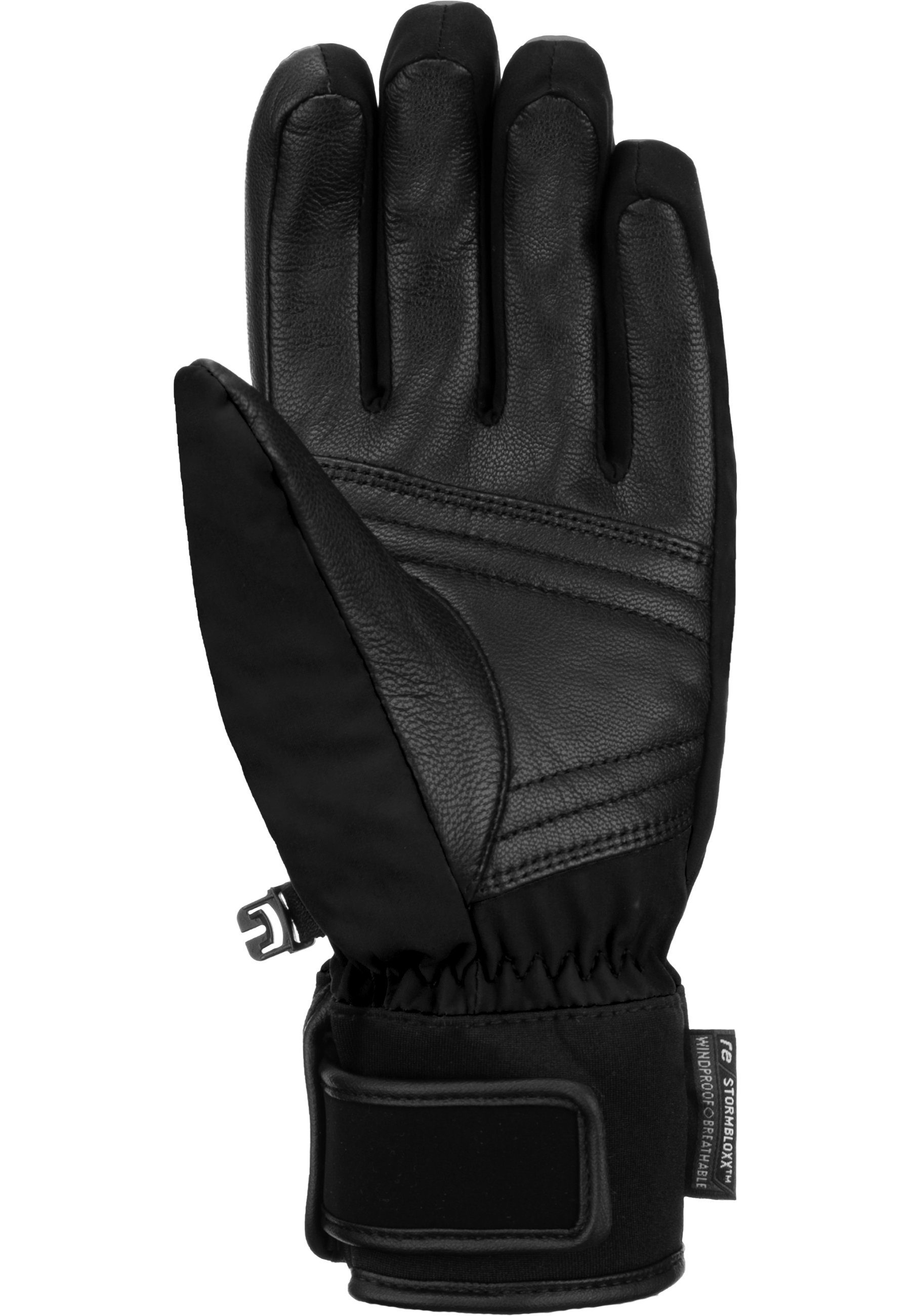 Reusch Skihandschuhe STORMBLOXX™ Material schwarz wasserdichtem und aus Tessa atmungsaktivem