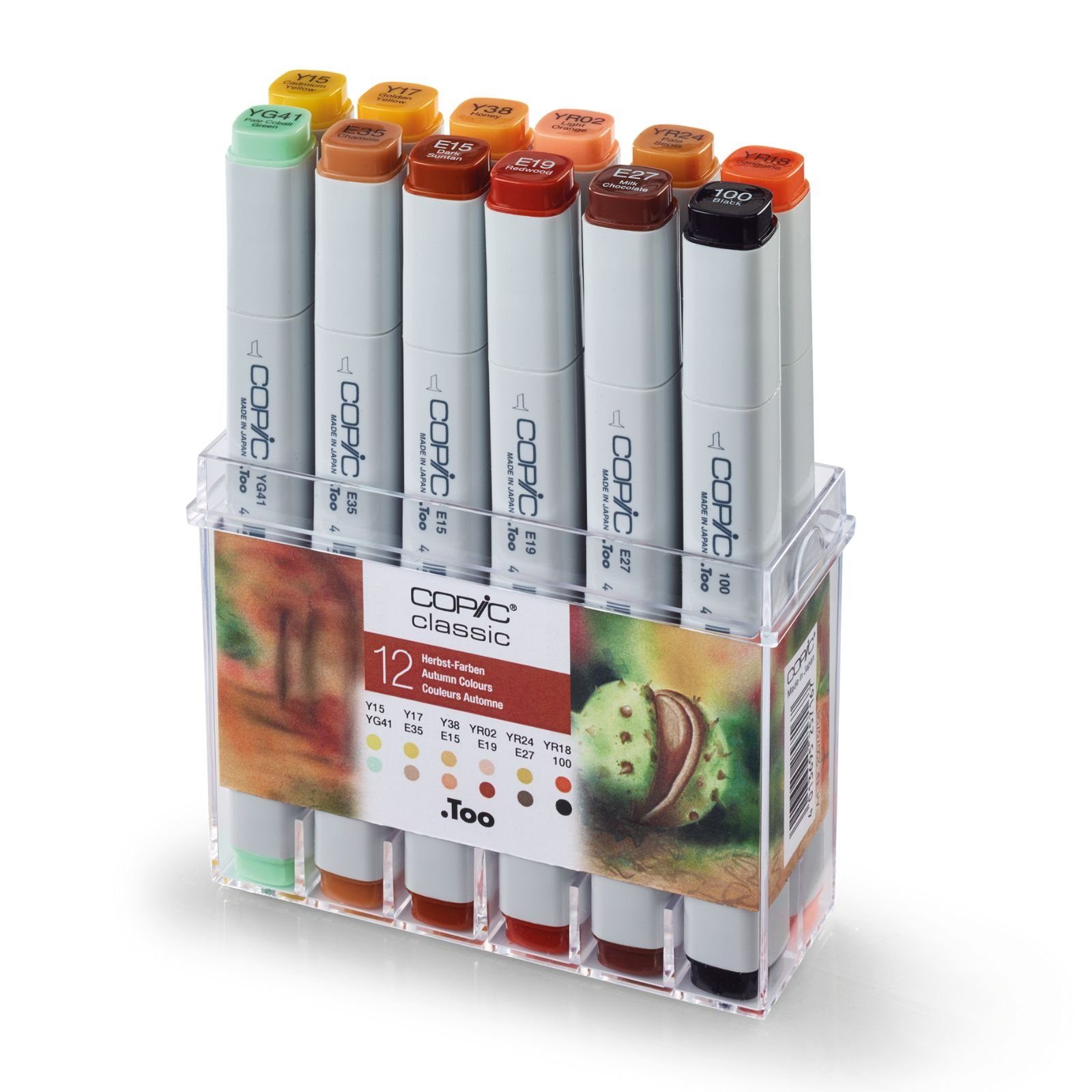 COPIC Copic Marker COPIC Classic Set 12er - Herbstfarben