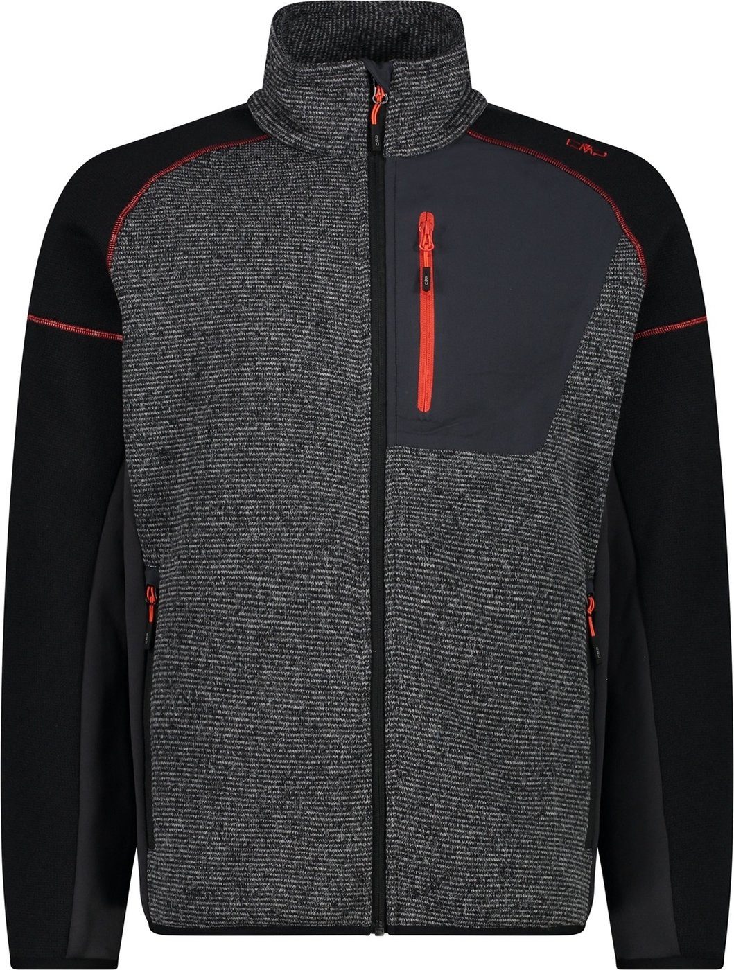 CMP Funktionsjacke MAN JACKET GREY-NERO