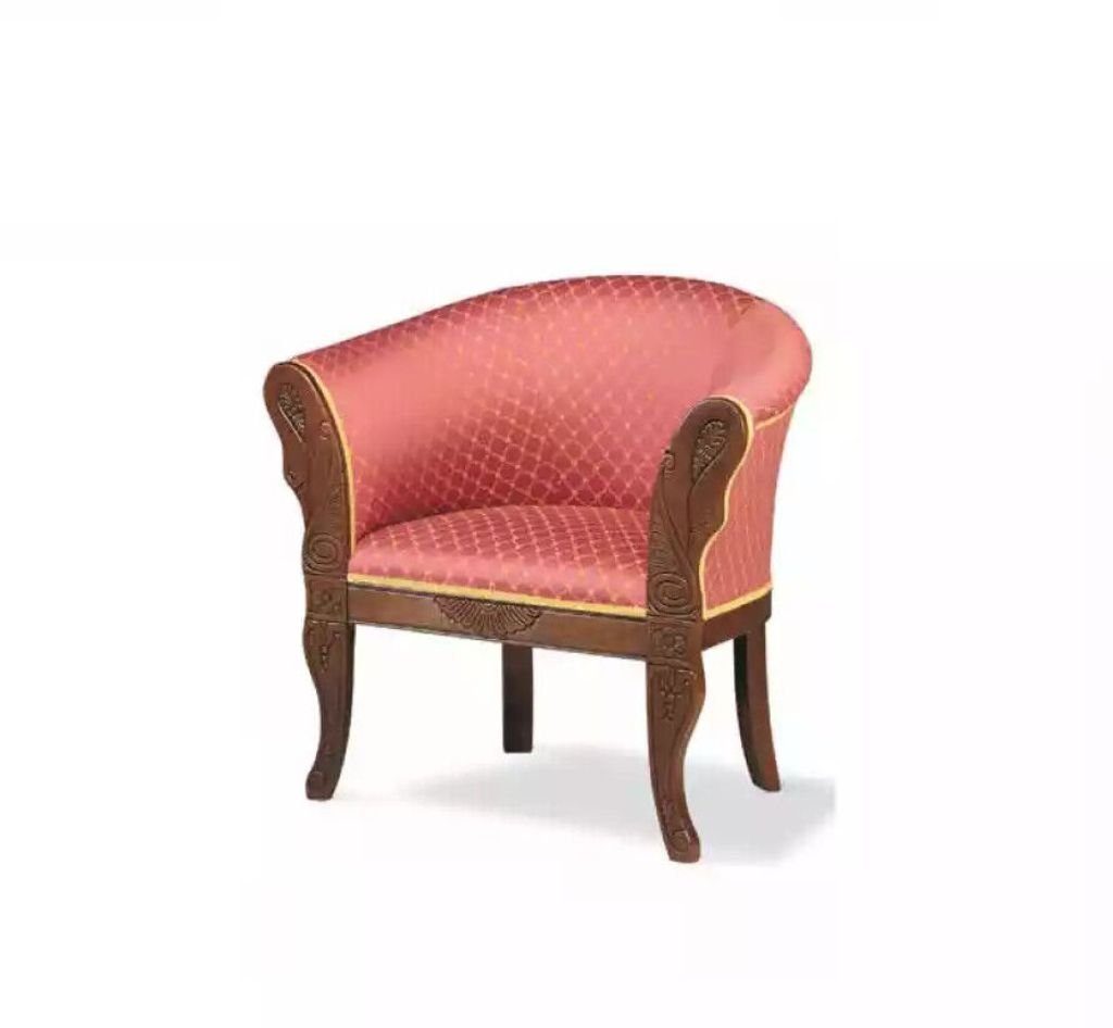 JVmoebel Sessel Klassischer Designer Sessel Wohnzimmermöbel Textilmöbel Polster (1-St), Made in Italy