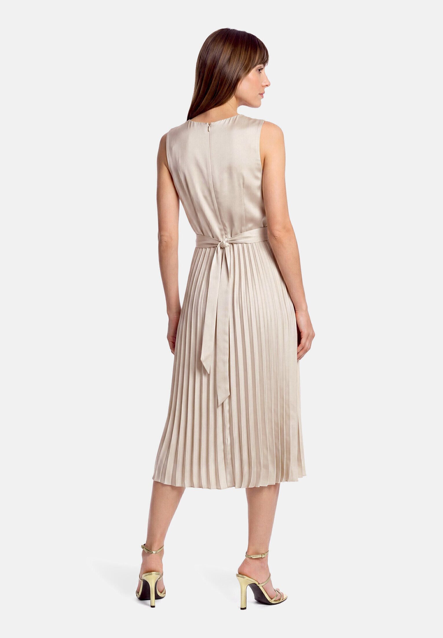 Betty&Co Midikleid Damen mit Plissee Plissee