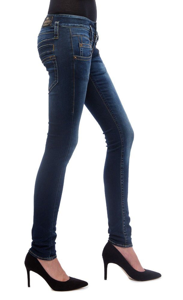 slim clean Slim-fit-Jeans Denim Pitch Stretch stretch Herrlicher mit