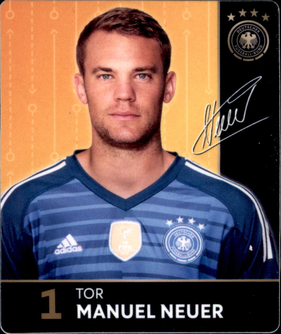 REWE Sammelkarte 1 - Manuel Neuer - REWE WM18 Sammelkarte