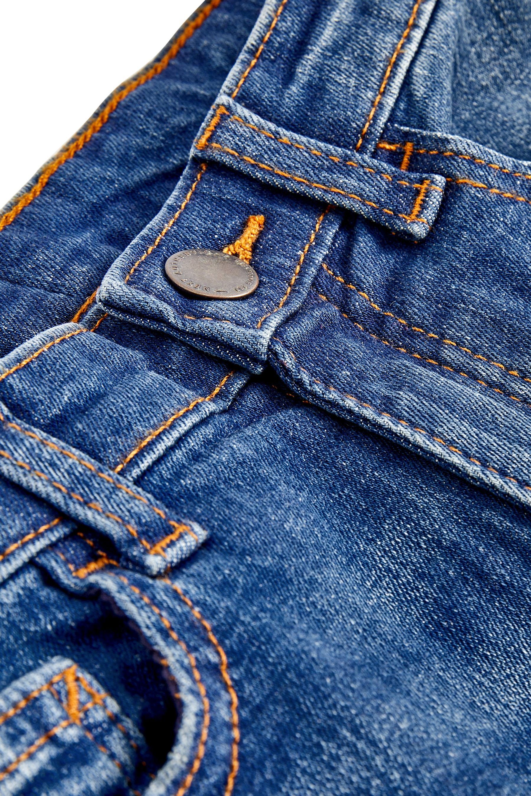 (1-tlg) Blue Loose-fit-Jeans mit Next Jeans Fit Loose Taschen fünf