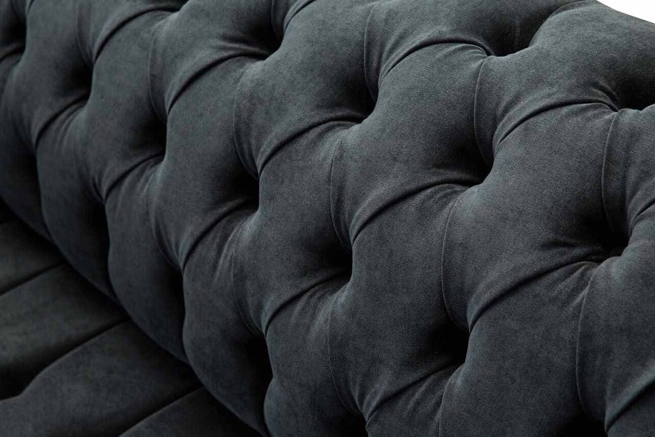 In Luxus JVmoebel Sofa Textil Sofa Sitz Sitzer Polster Chesterfield 2 Design Europe Neu, Made Couch