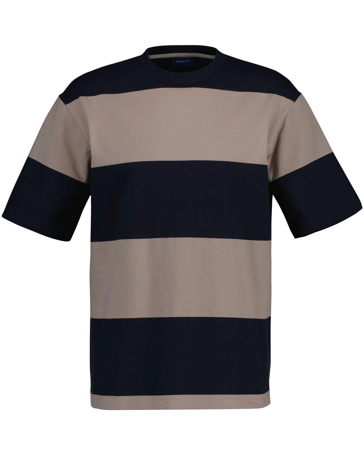 Gant T-Shirt T-Shirt mit Blockstreifen Black | T-Shirts