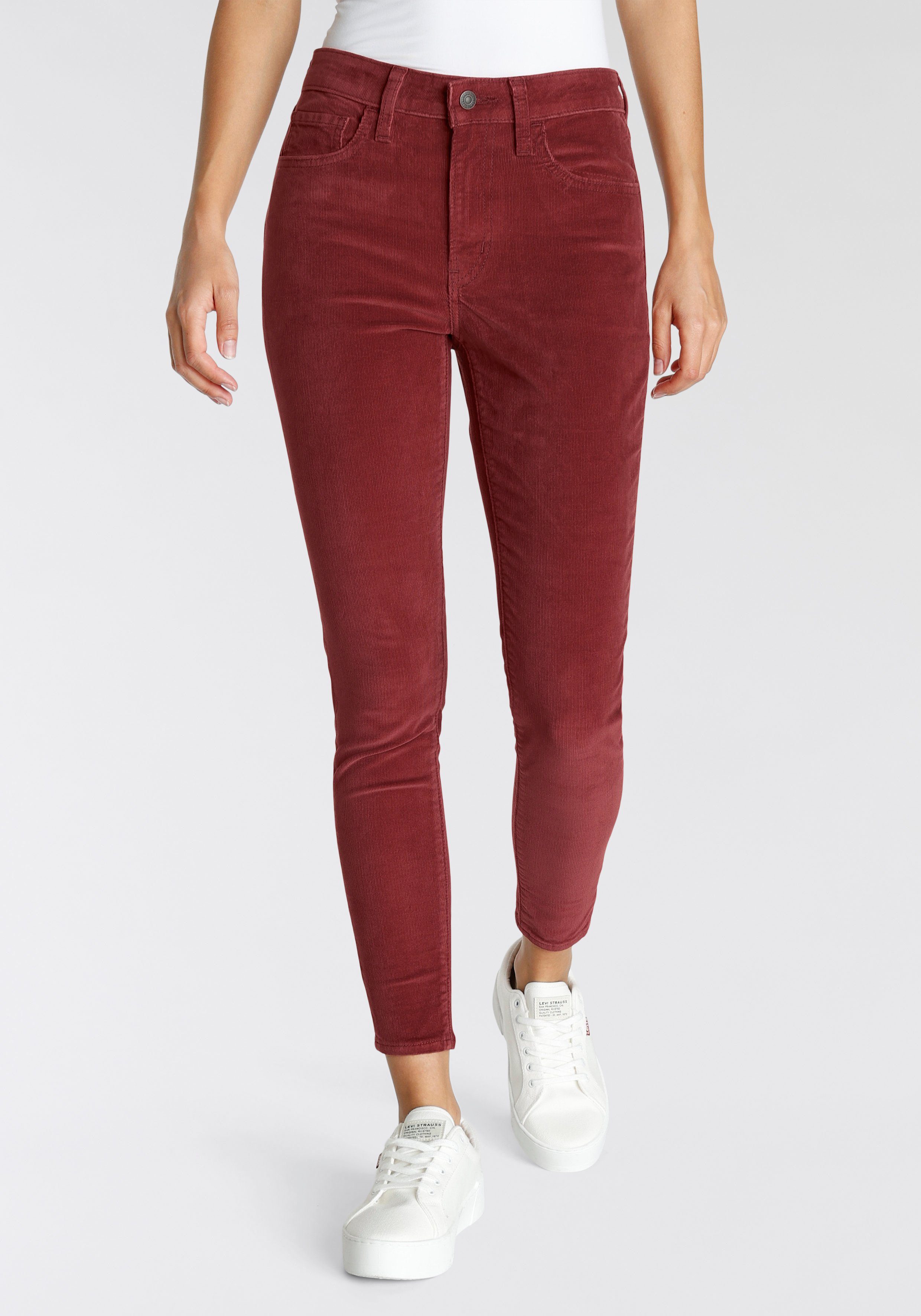 Levi's® Cordhose 721 HIGH RISE SKINNY Feincord Qualität