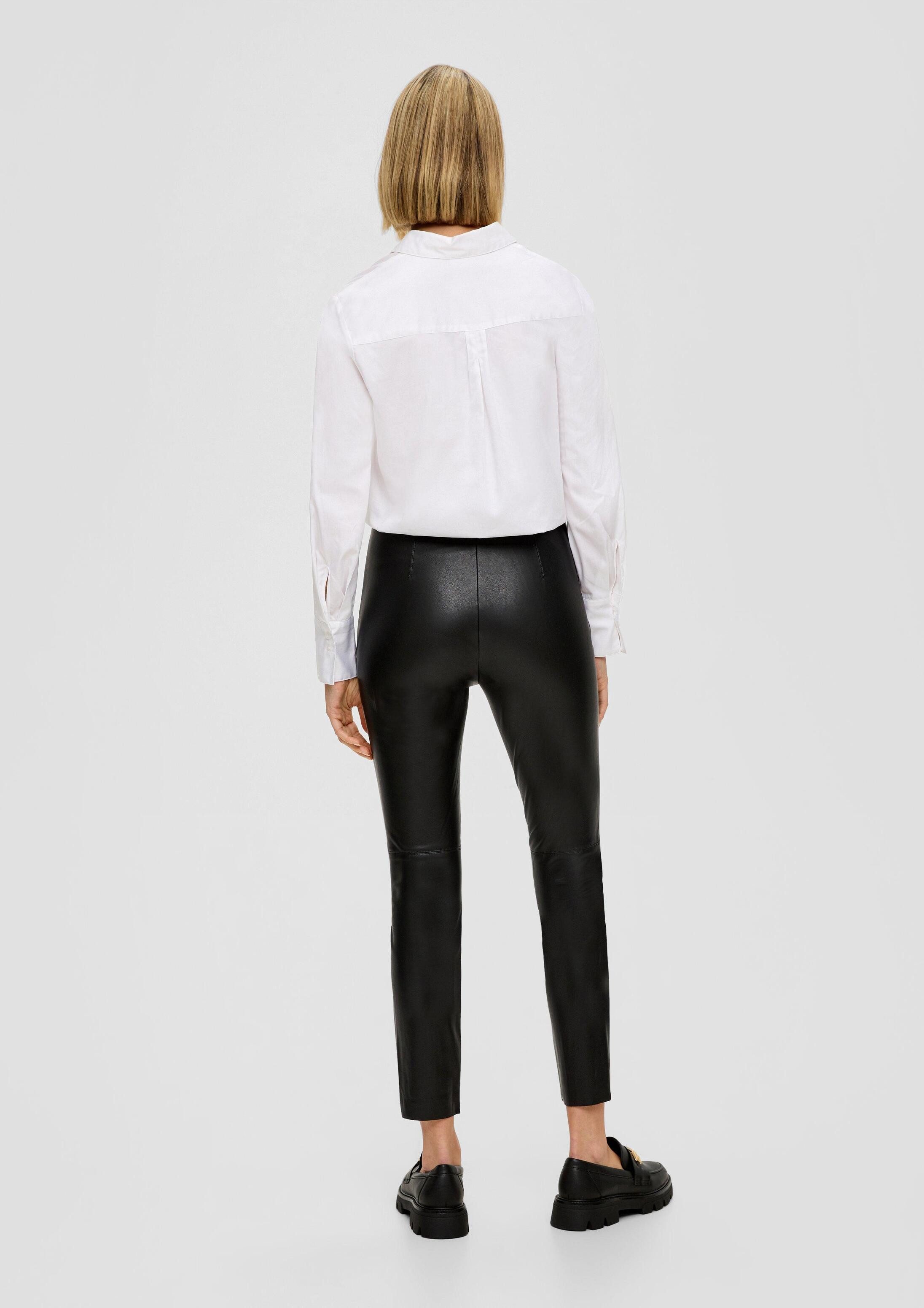 s.Oliver 7/8-Hose Hose Skinny: Hose aus Lederimitat