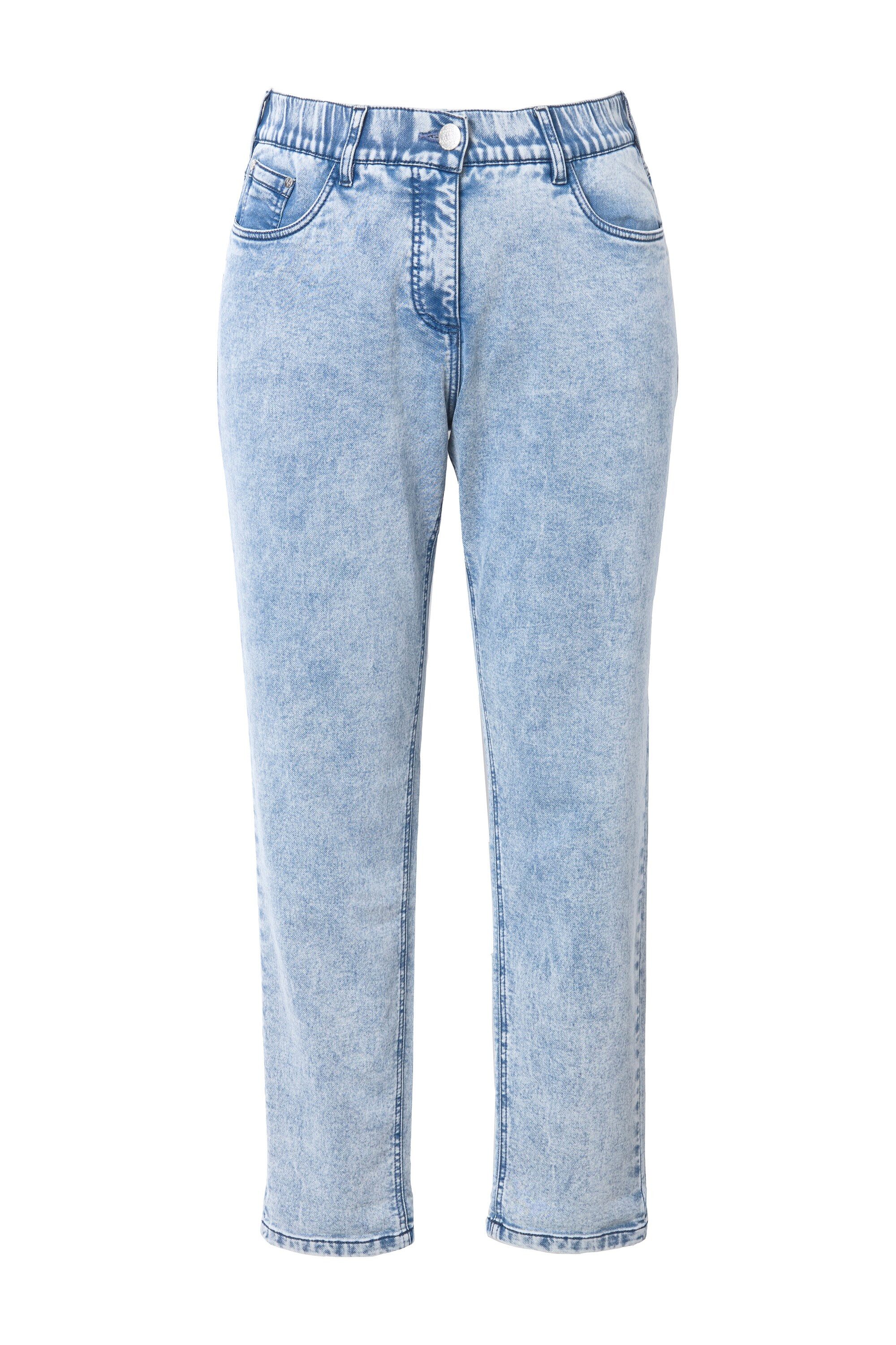 Ulla Popken Regular-fit-Jeans Boyfriend-Jerseyjeans weites Bein günstig online kaufen