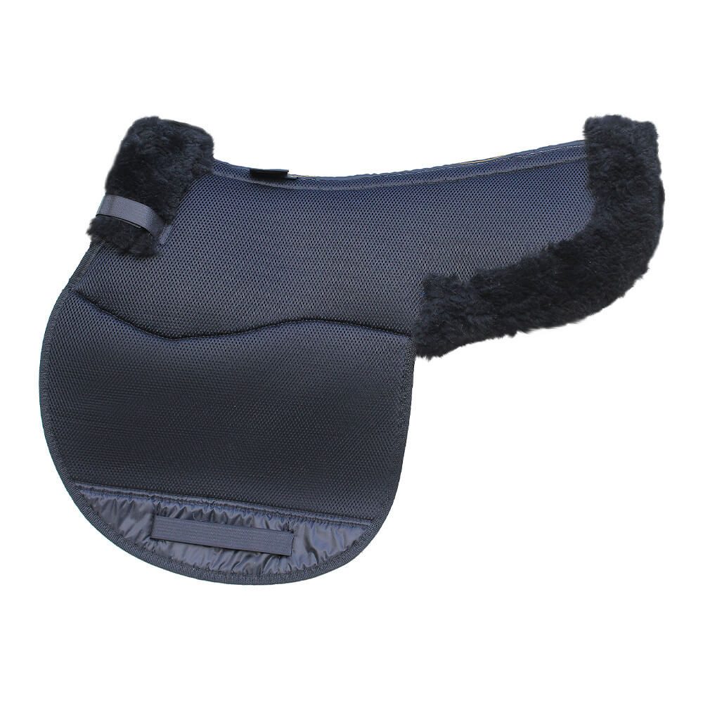 Euroriding Pferde-Satteldecke Euroriding AirTec Satteldecke Lammfell, Fellrand