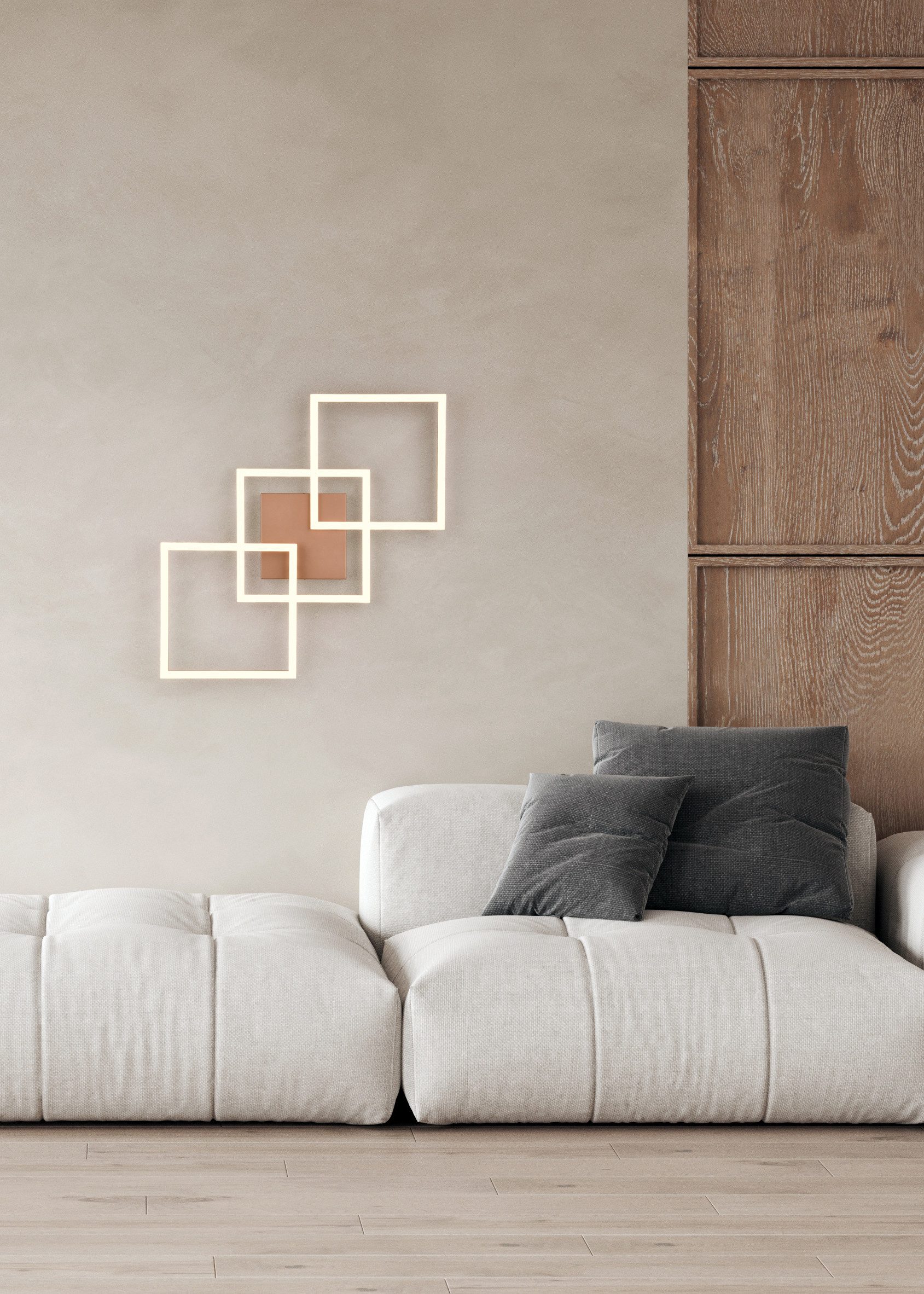 my home LED Deckenleuchte ANTJE, Deckenlampe, schwenkbare LED-Rechtecke, LE günstig online kaufen