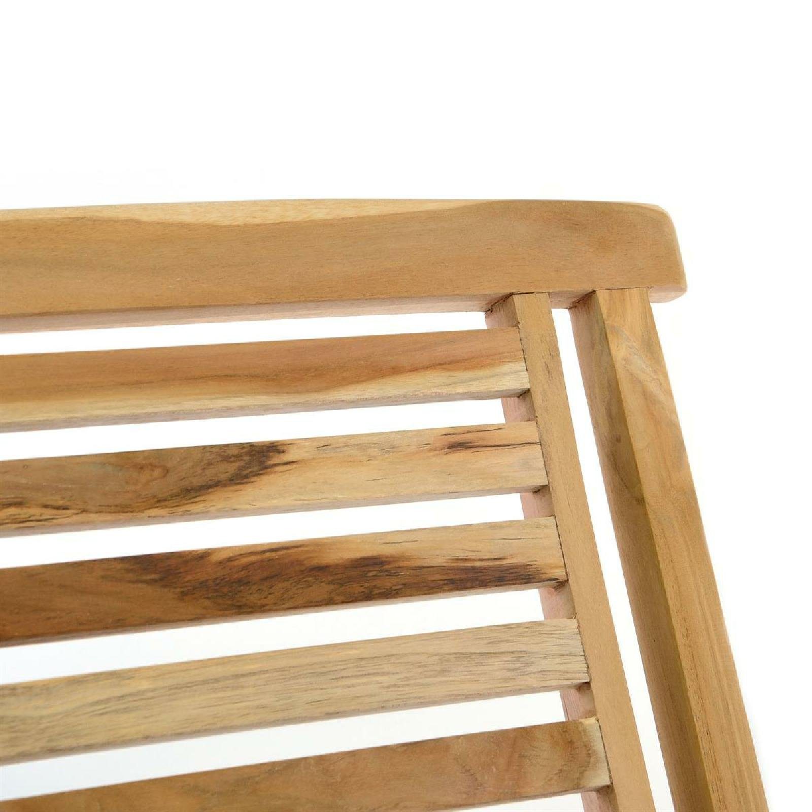 VCM Gartenstuhl Gartenstuhl klappbarer Klappstuhl Holz Teak