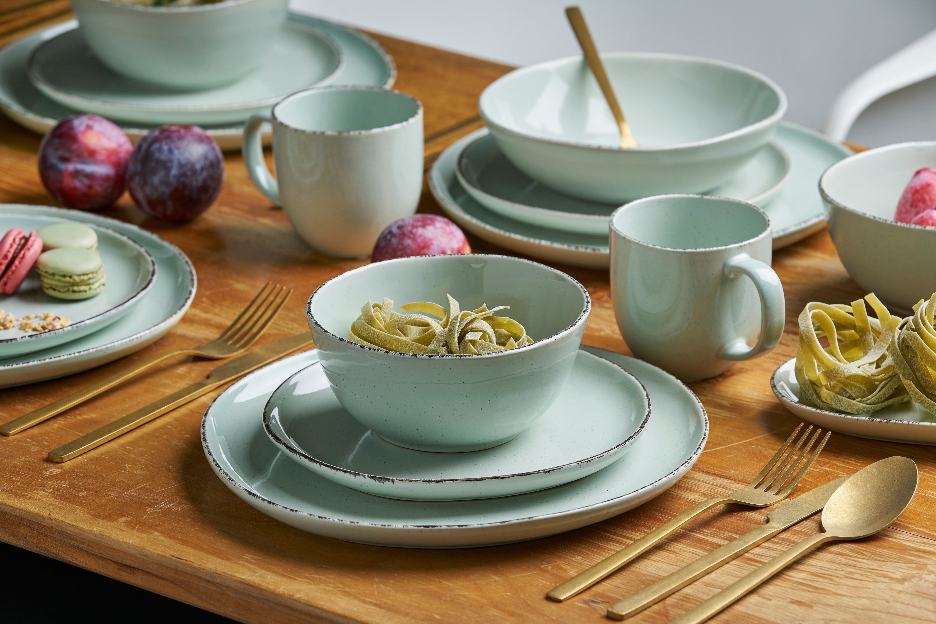 van Well Schale Urban, 11 cm, 6 Stück, Steinzeug, (Set, 6-tlg), spülmaschinengeeignet