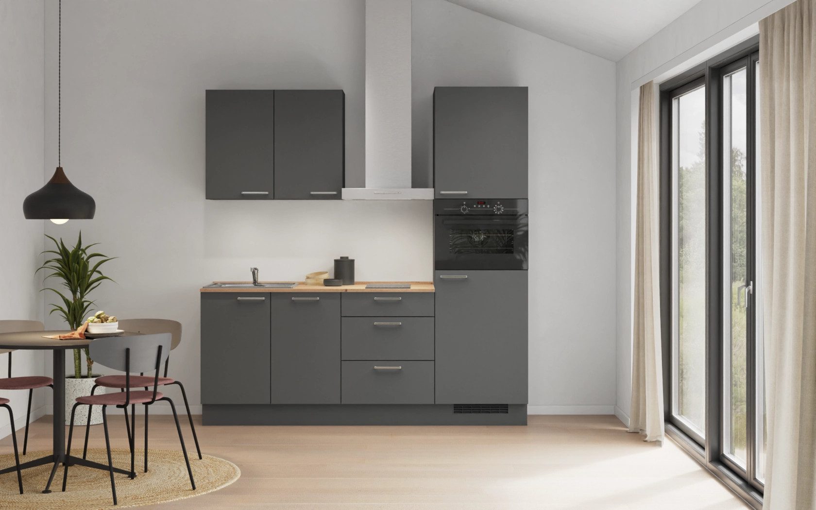 nobilia® Küchenzeile Oslo, individuell anpassbar, gratis günstig online kaufen