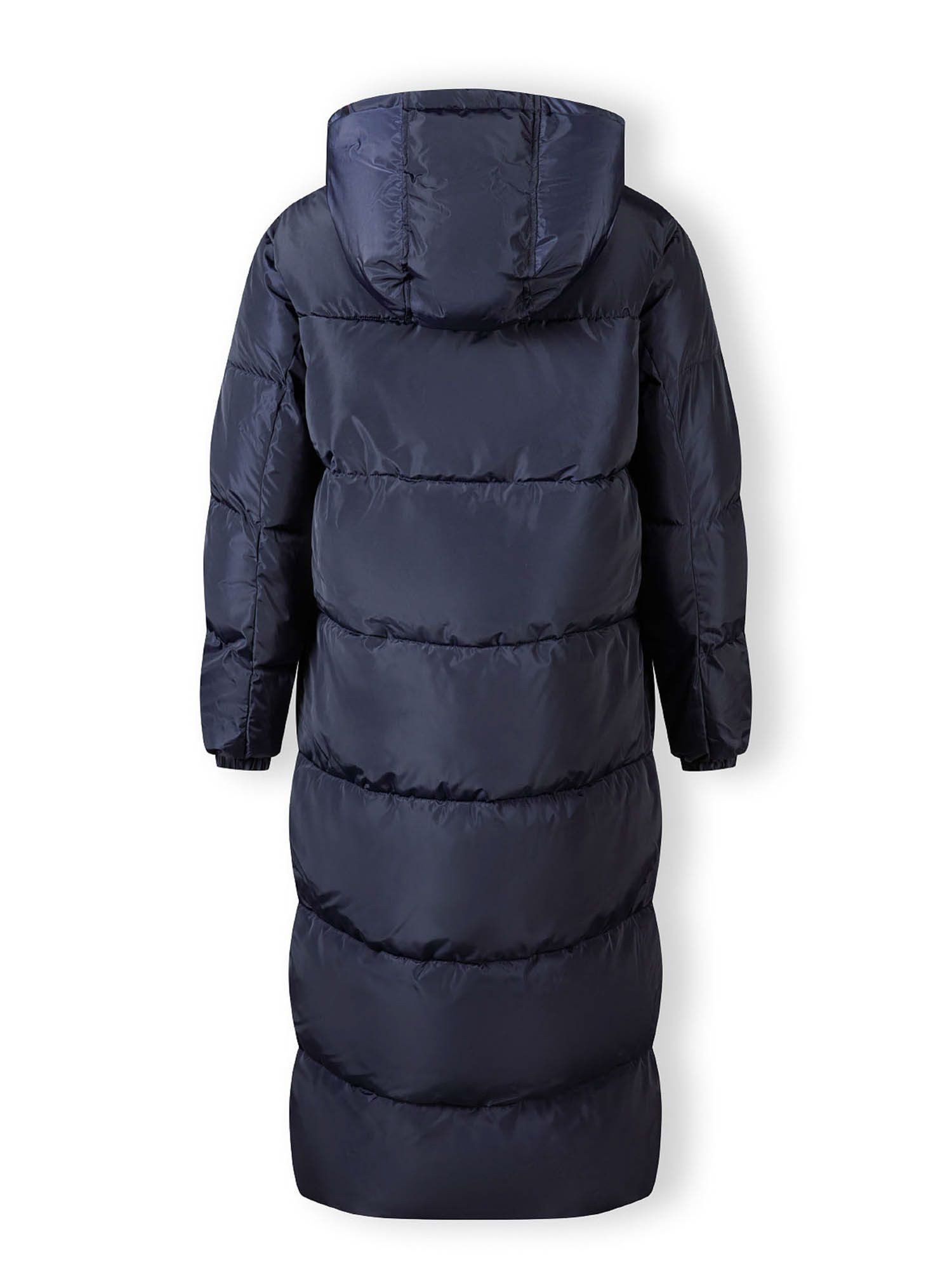 Respect Winterjacke Lange gesteppte Winterjacke mit Kapuze und Zipperdetails (XS-XXL)