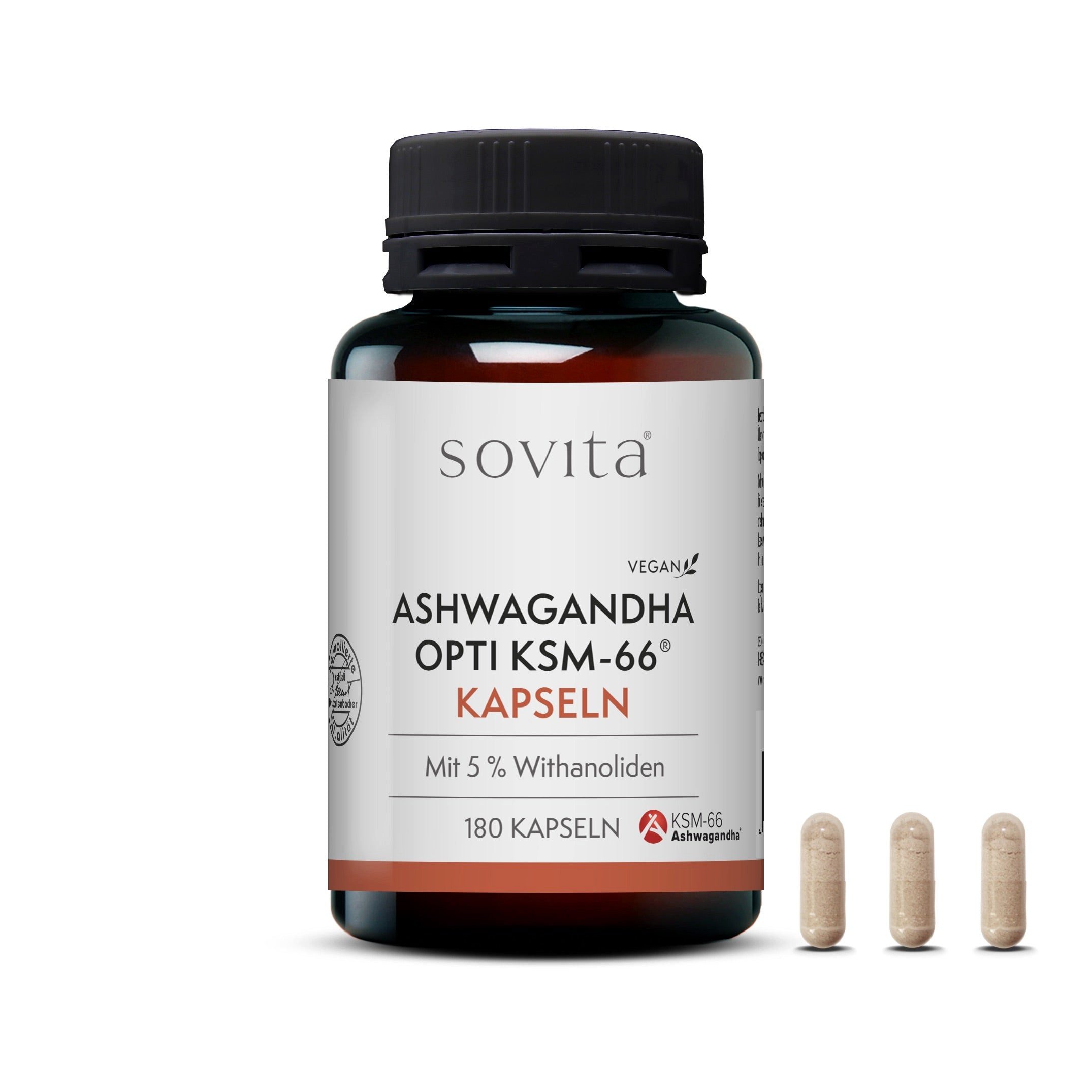 Ascopharm sovita Ashwagandha Opti KSM-66 Kapseln Kapseln