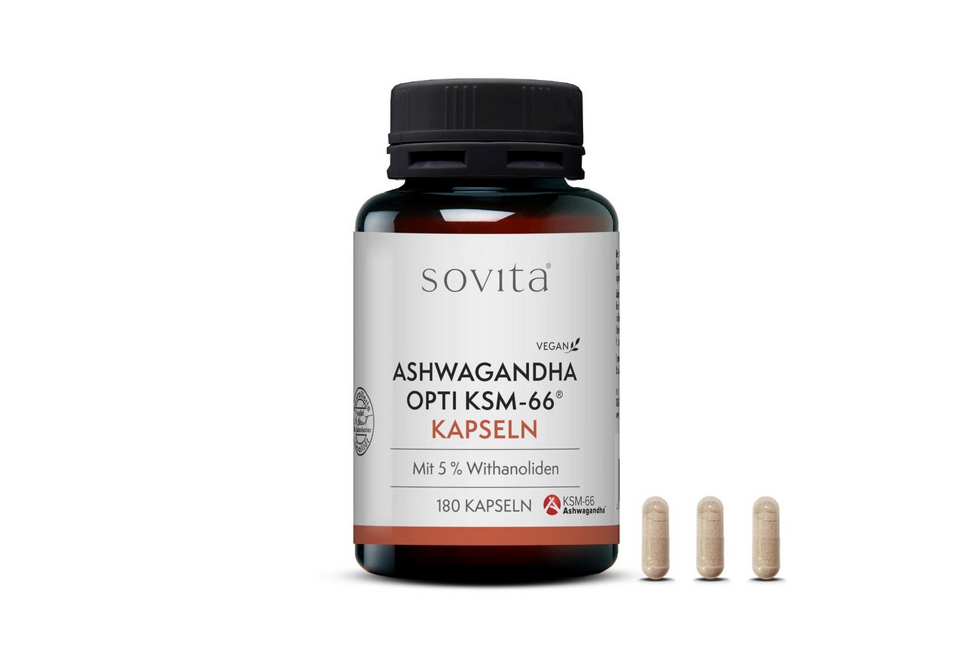 ascopharm sovita Ashwagandha Opti KSM-66 Kapseln 1, 1 er