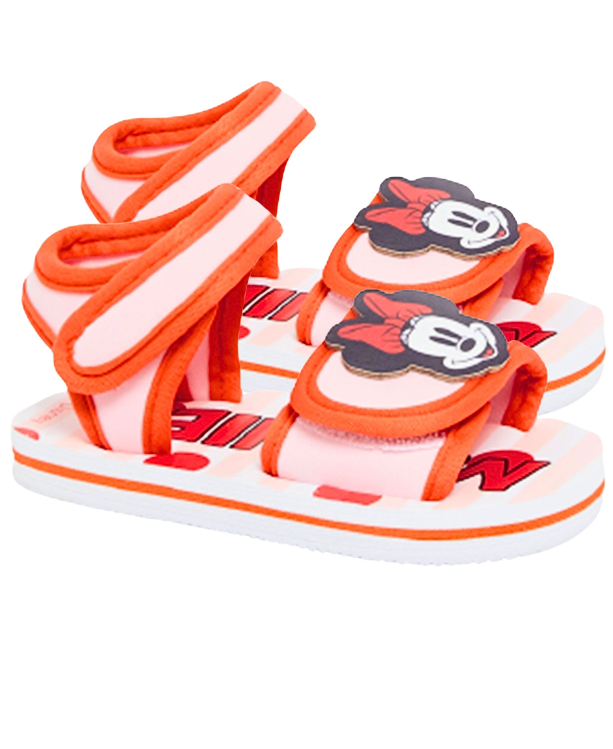 Disney Minnie Mouse Minnie Maus Sandale (2-tlg) Mädchen Strandschuhe Gr. 22 - 28