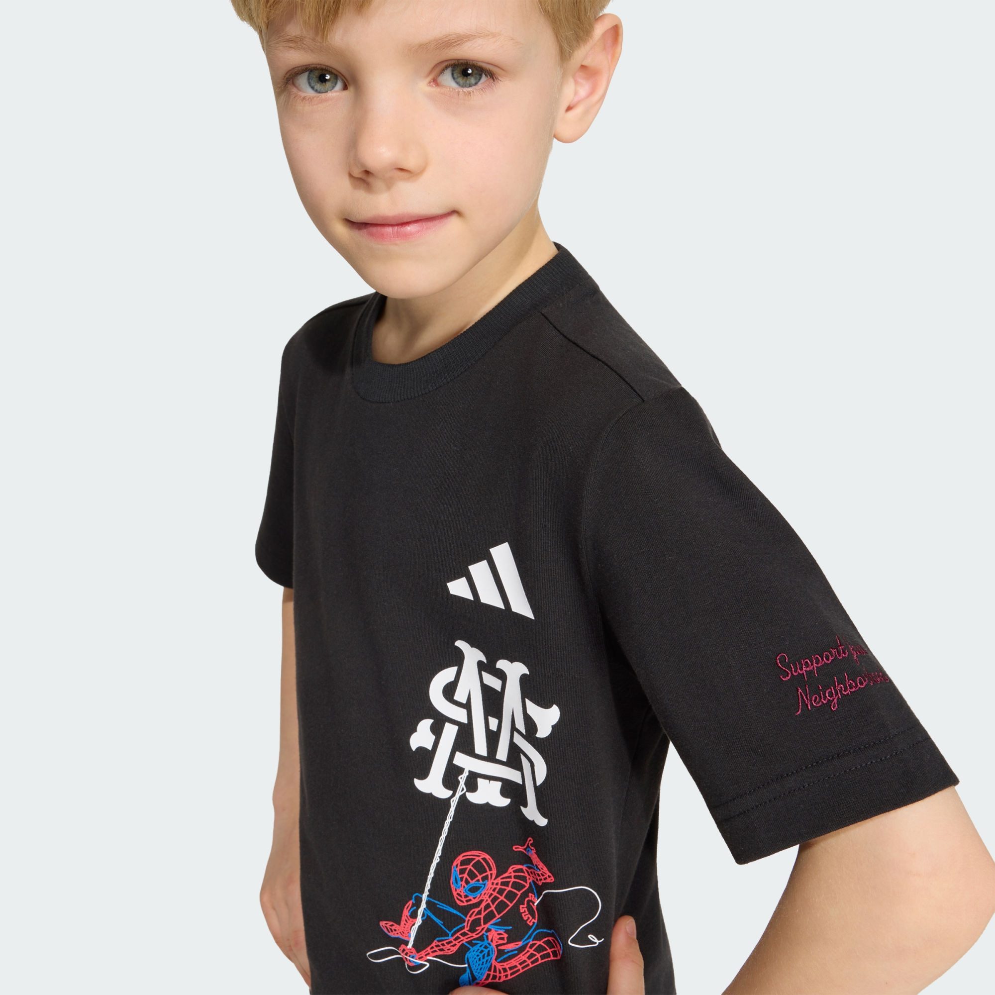 adidas Sportswear Jogginganzug ADIDAS MARVEL SPIDER-MAN SET, T-SHIRT UND SHORTS (1-tlg) – Bild 4 von 5