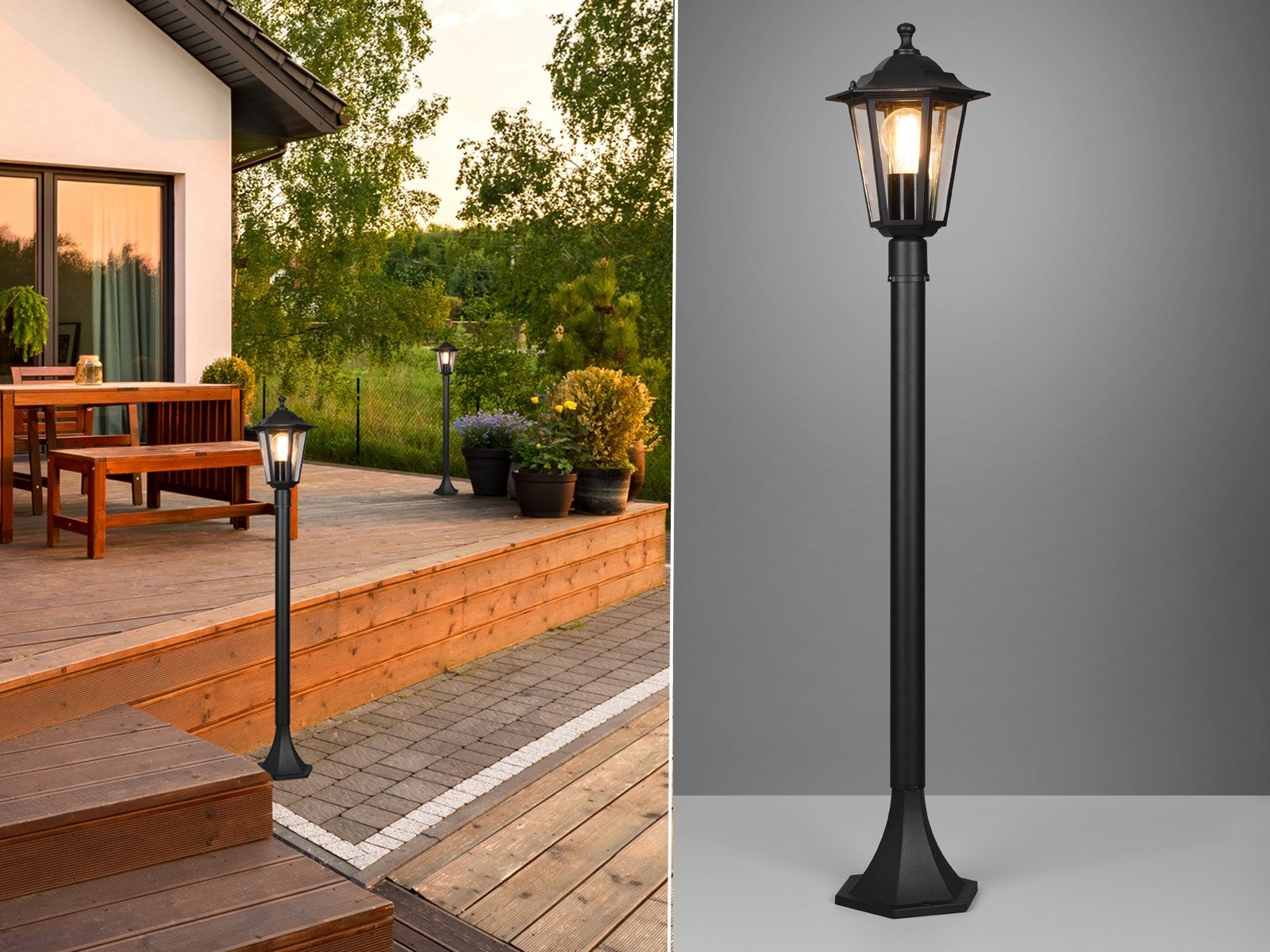 TRIO Leuchten Pollerleuchte, ohne Leuchtmittel, Weg-Beleuchtung, Laterne fü günstig online kaufen