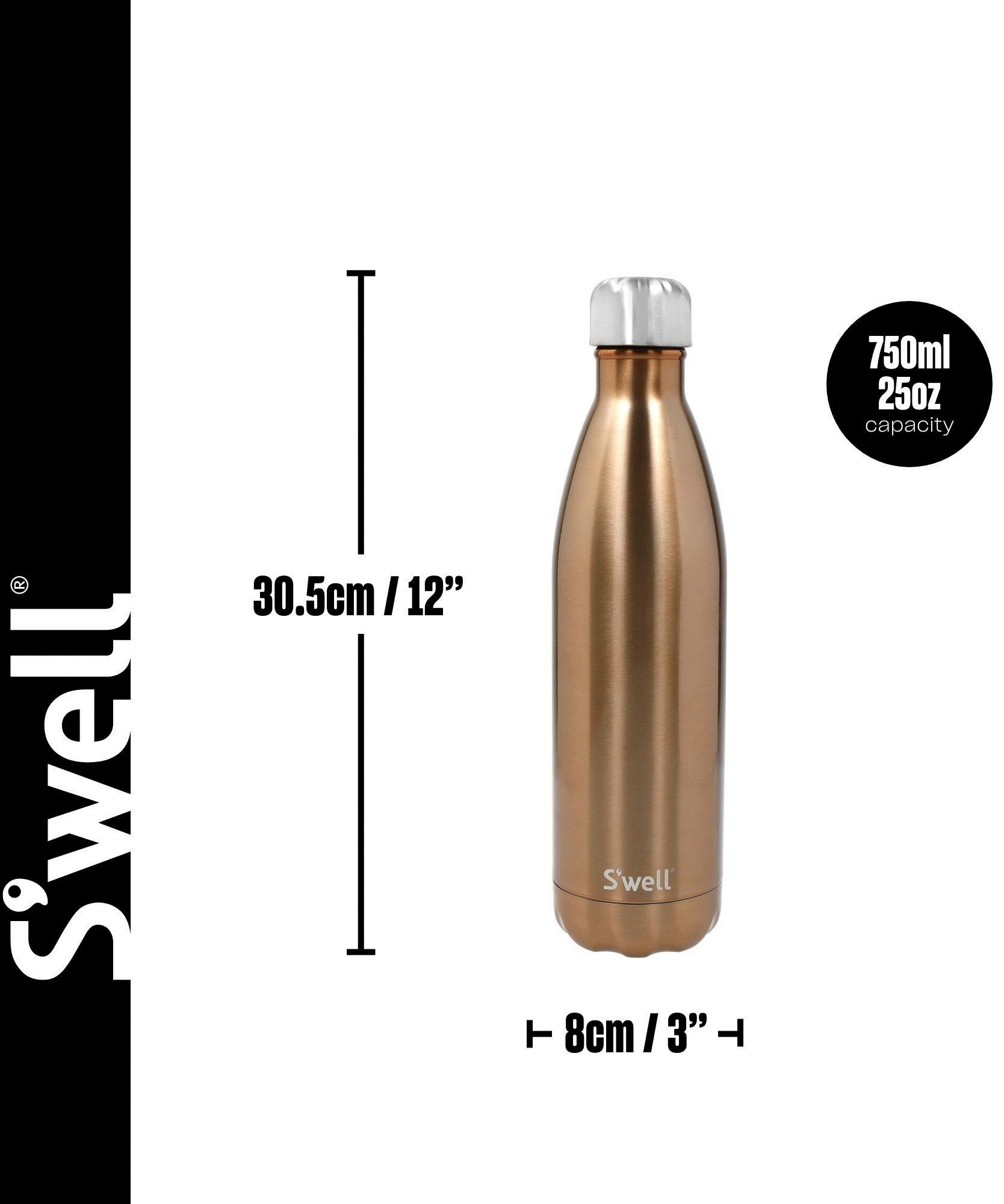 750 ml S'well Topaz, Isolierflasche Pyrite S'well