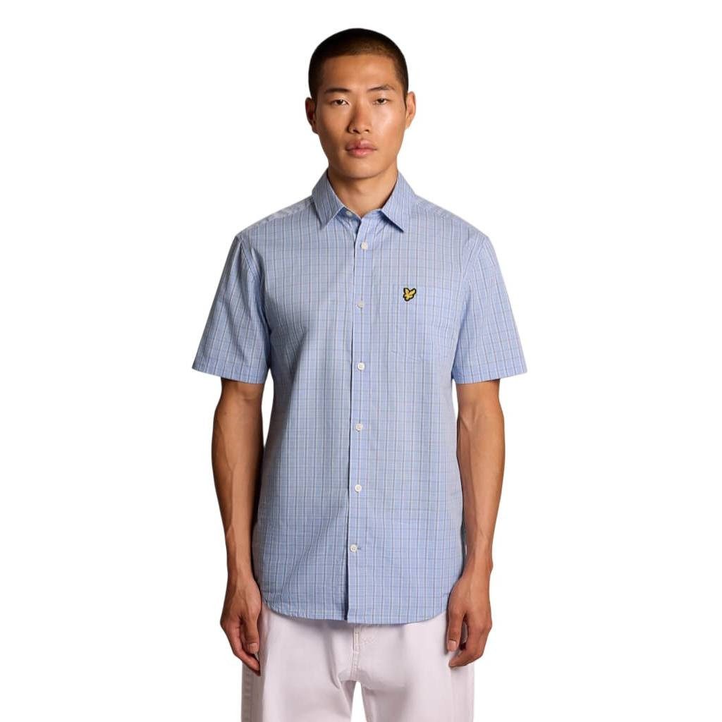 Lyle & Scott Kurzarmhemd Hemd Lyle & Scott Short Sleeve Grid Check