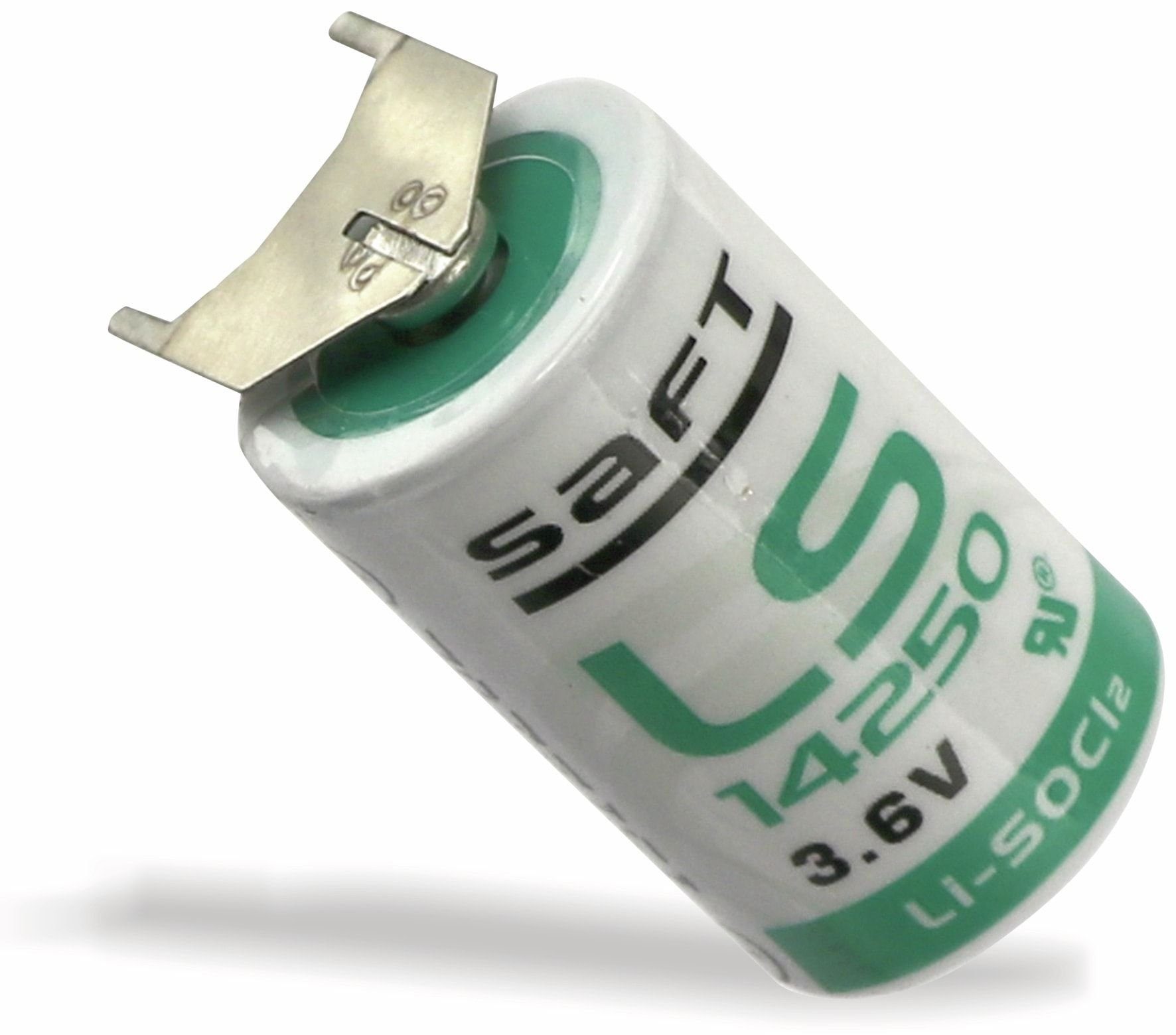 Saft SAFT Lithium-Batterie LS 14250-3PF, 1/2 AA, 2/1 Batterie