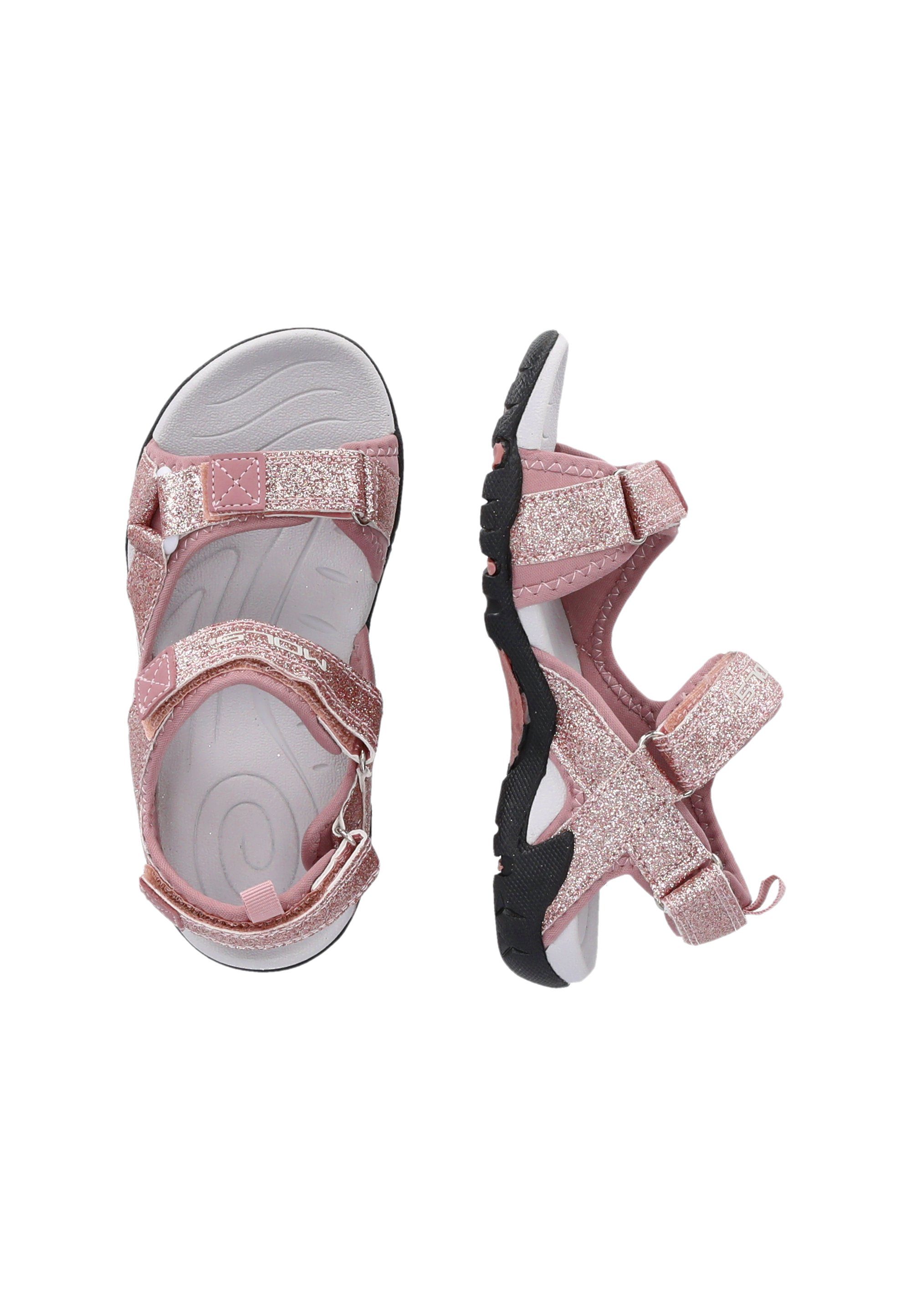 MOLS Buruke Sandale im coolen Glitzer-Design