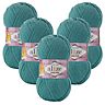 5 x ALIZE Cotton Gold 156 teal