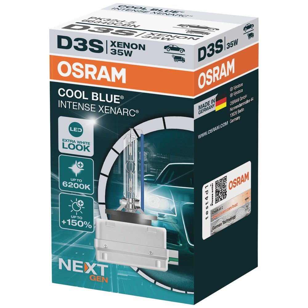 35 Osram KFZ-Ersatzleuchte OSRAM D3S 66340CBN Xenarc Blue V W Cool Xenon 42 Leuchtmittel