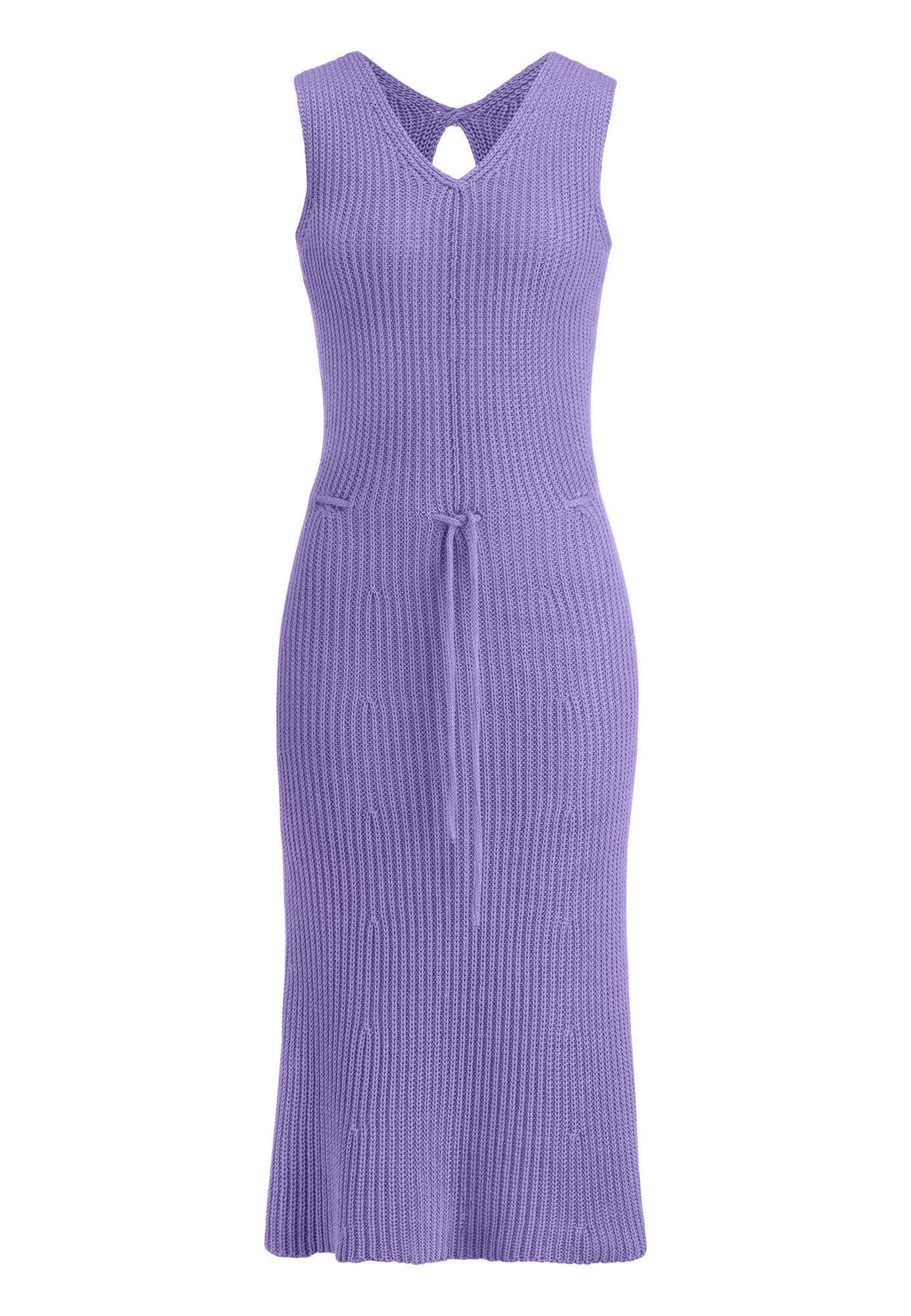 Hessnatur Strickkleid Midi Slim aus reiner günstig online kaufen