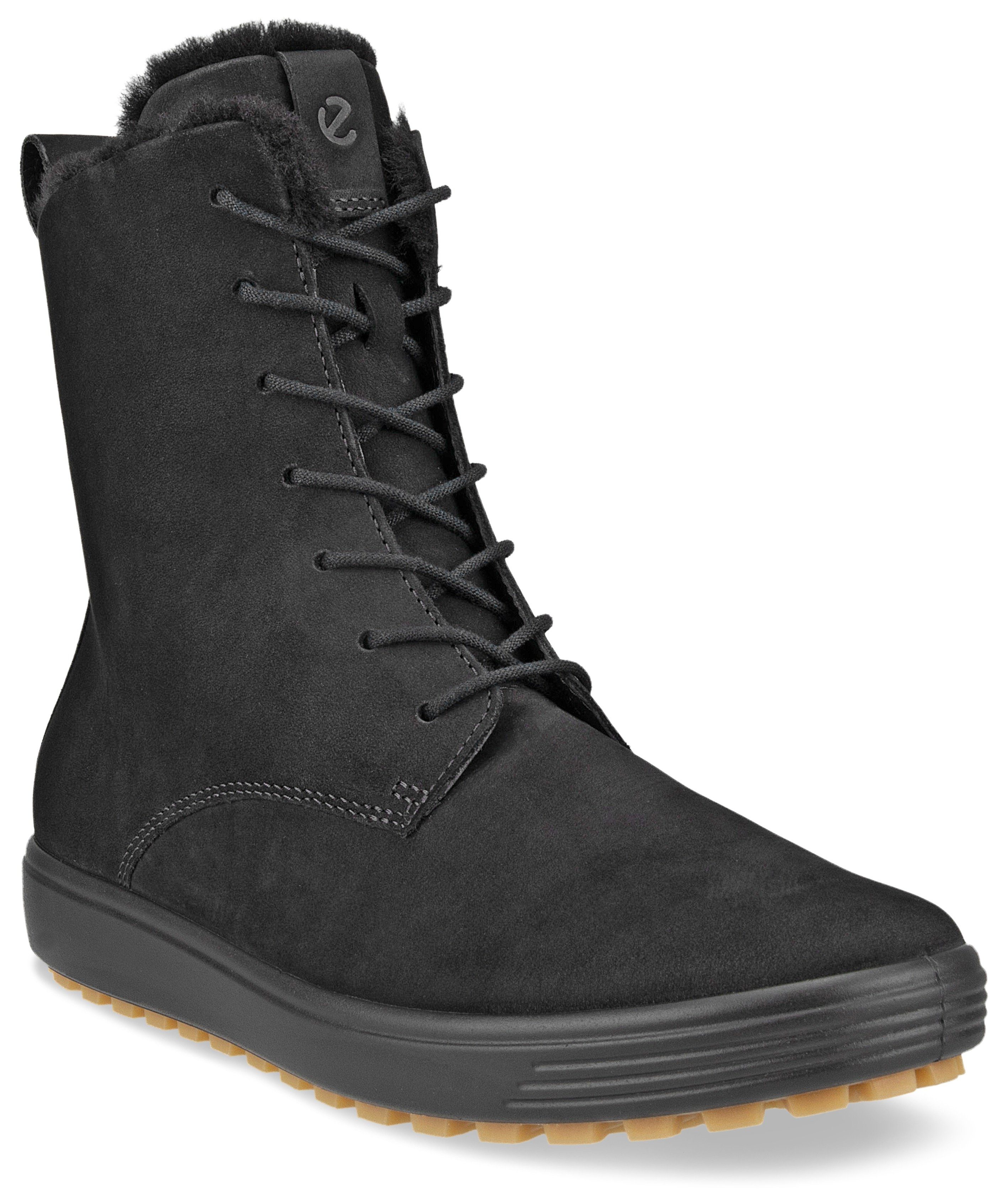 mit Schnürboots TRED Ecco Warmfutter SOFT schwarz W 7