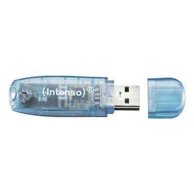 Intenso RainbowLine USB-Stick (Lesegeschwindigkeit 28 MB/s, in farbenfrohem Design)