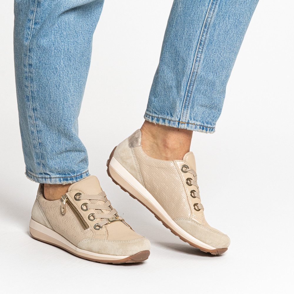 Ara OSAKA Keilsneaker, Freizeitschuh, Halbschuh, Schnürer in Komfortweite H günstig online kaufen