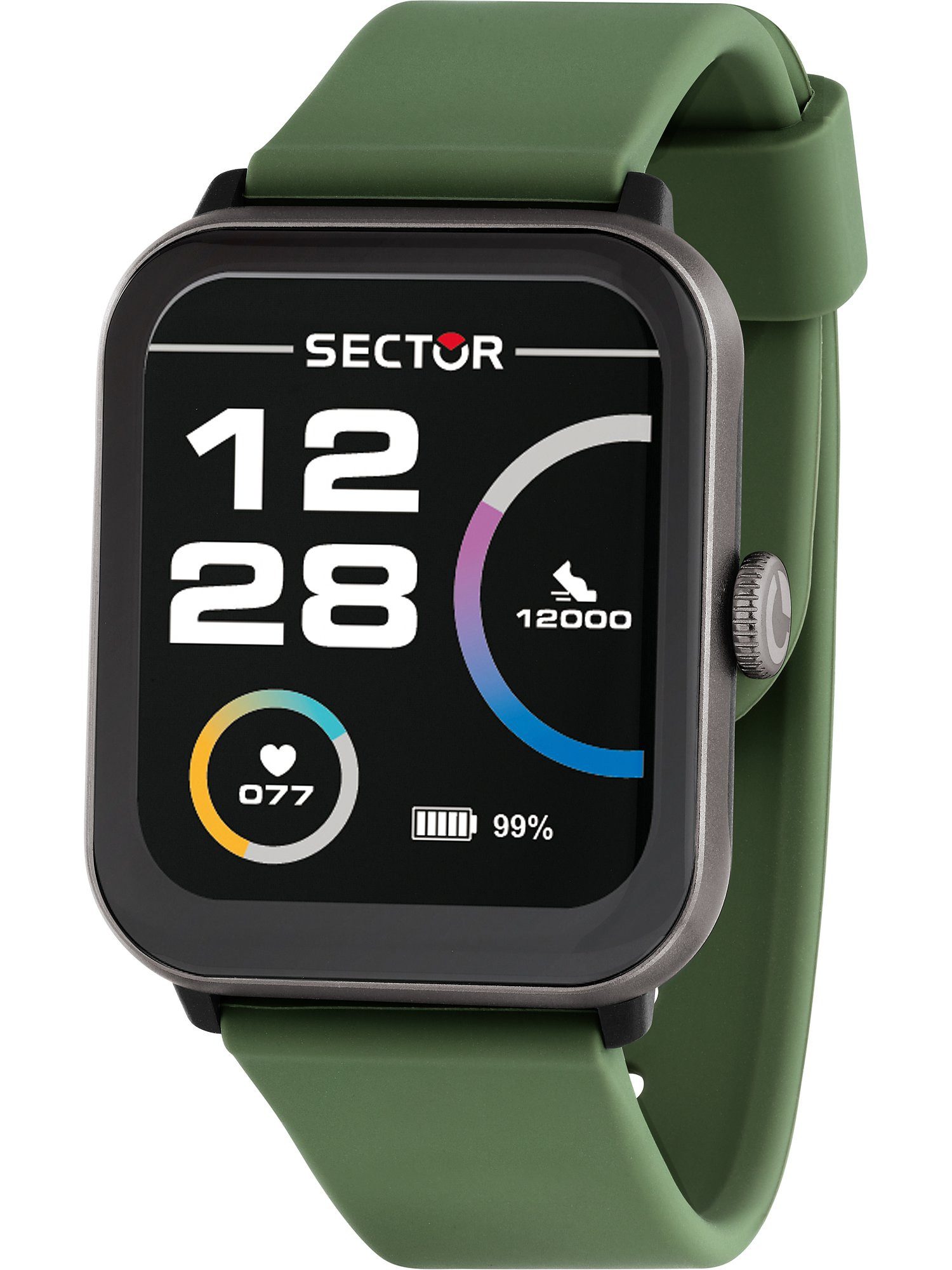 Sector Digitaluhr Sector Herren-Smartwatch Digital Akku