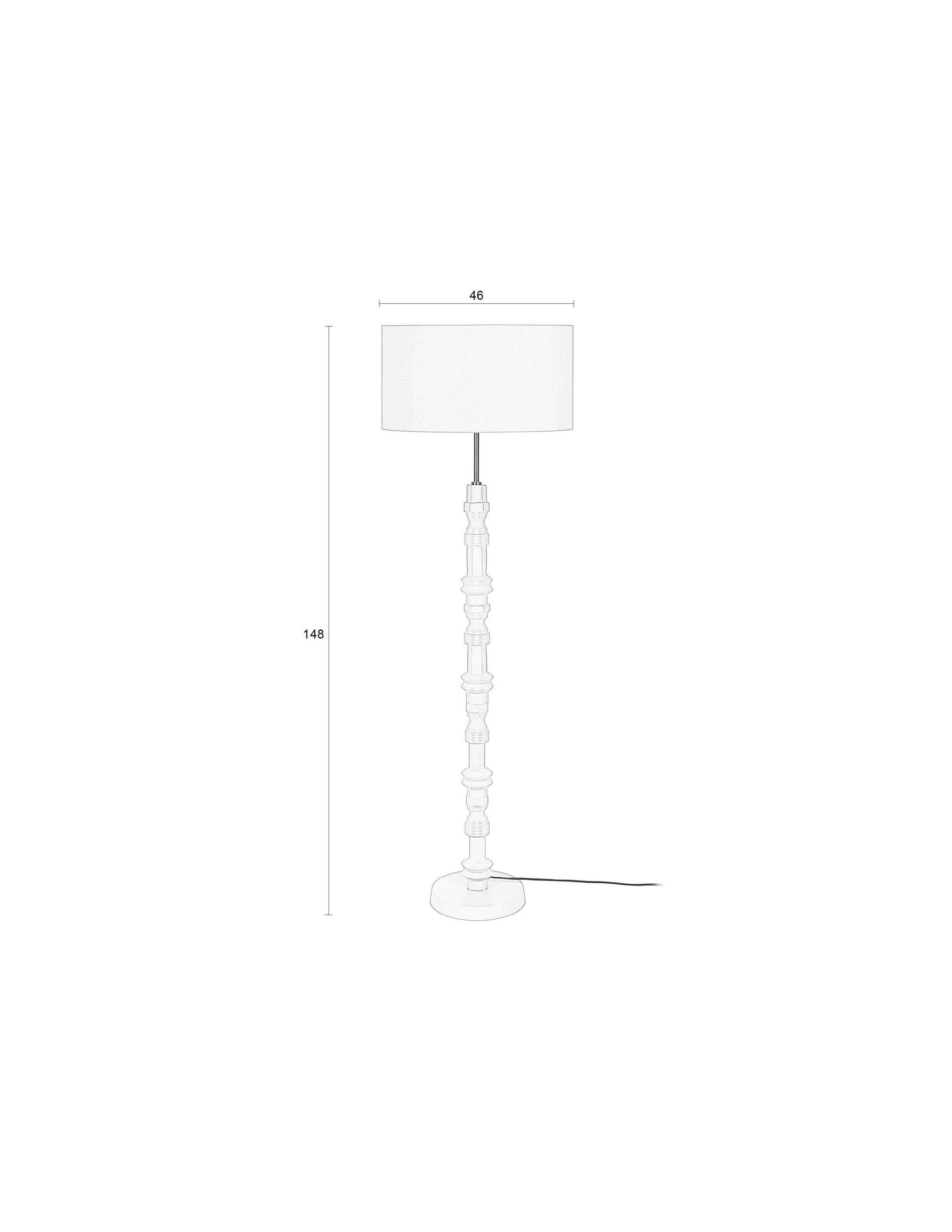 Zuiver Stehlampe Stehlampe Totem Beige Skulpturales Design von Zuiver, ohne Leuchtmittel