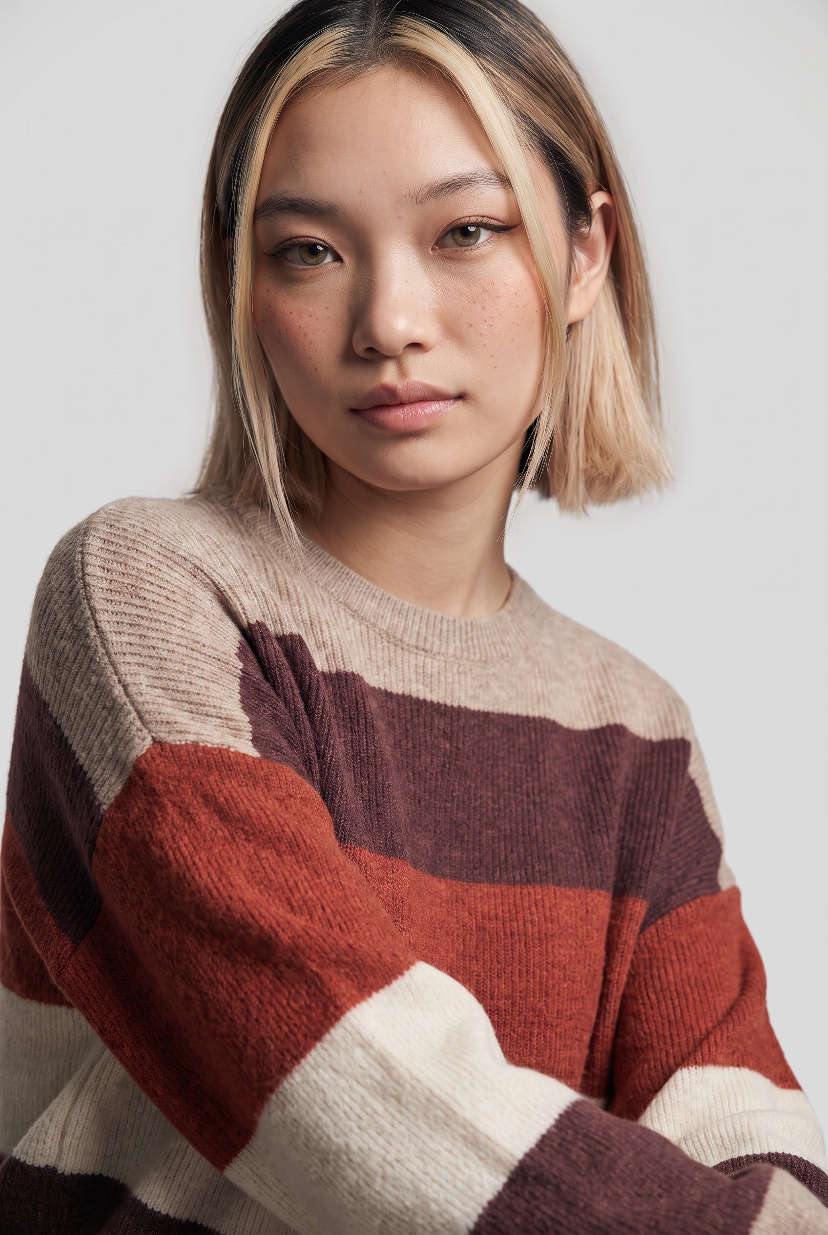 ONLY Strickpullover ONLATIA L/S STRIPE PULLOVER KNT NOOS Viskosemischung, regular fit