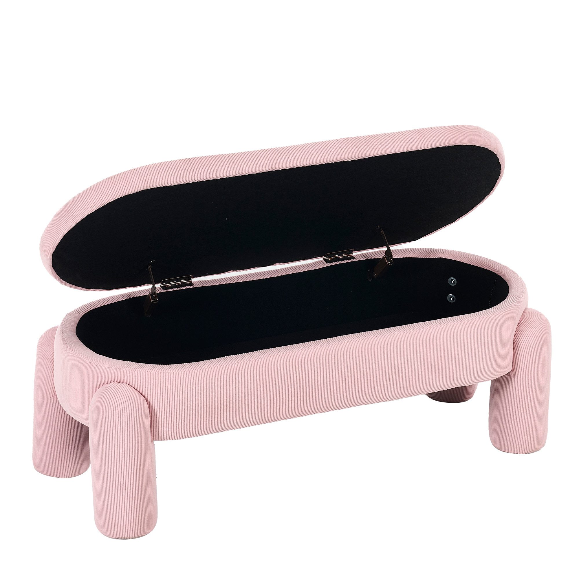 MODFU Polsterbank Bettbank Sitzbank (Aufbewahrungsbank mit großem Stauraum – Stilvoller Sitzhocker, für Schlafzimmer & Flur, ideal für Familien & Ordnungsfreunde)