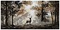 KUNSTLOFT Gemälde »Stag in the Brume«, handgemaltes Bild auf Leinwand, Bild 11